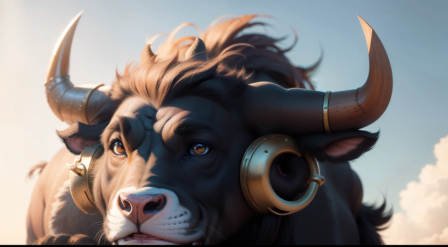 anthro bull：：2 No horns