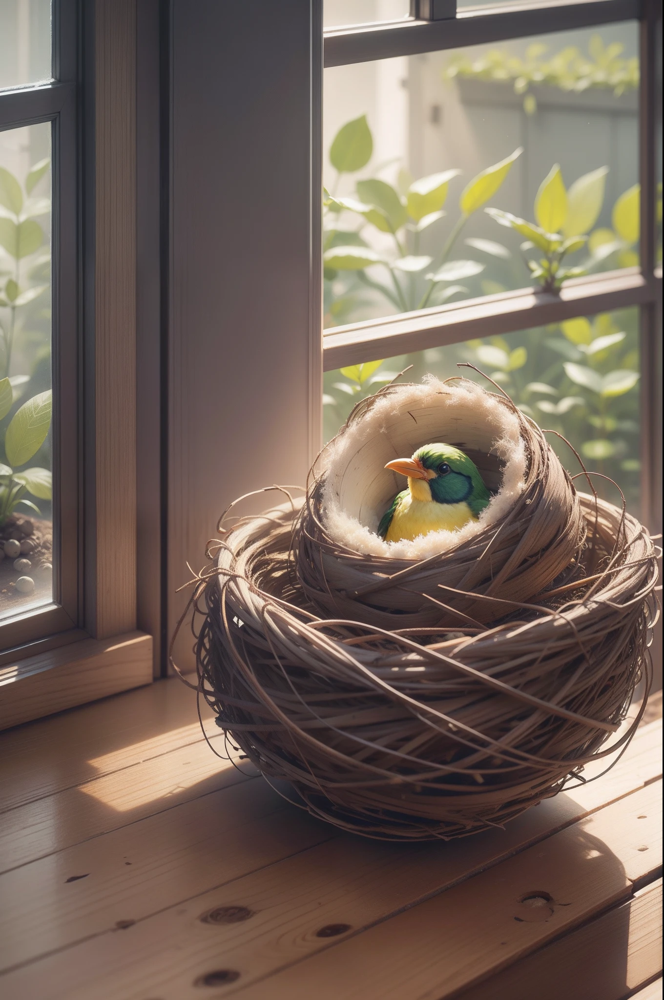 Healthy bird's nest