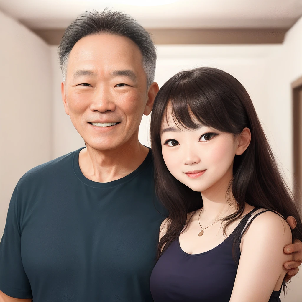 Dad with daughter-in-law