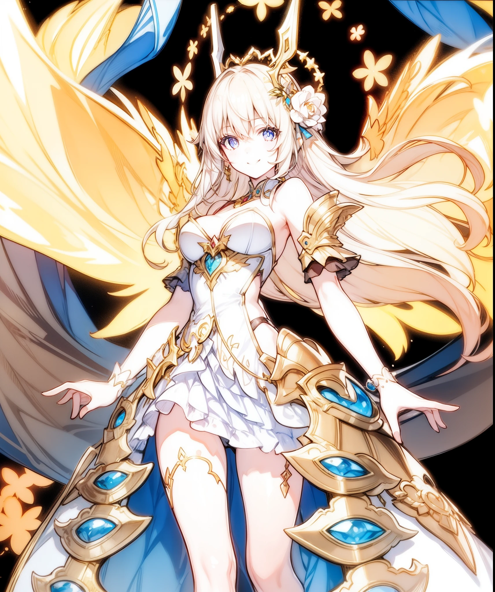 (tmasterpiece),Exquisite details,smiling girl