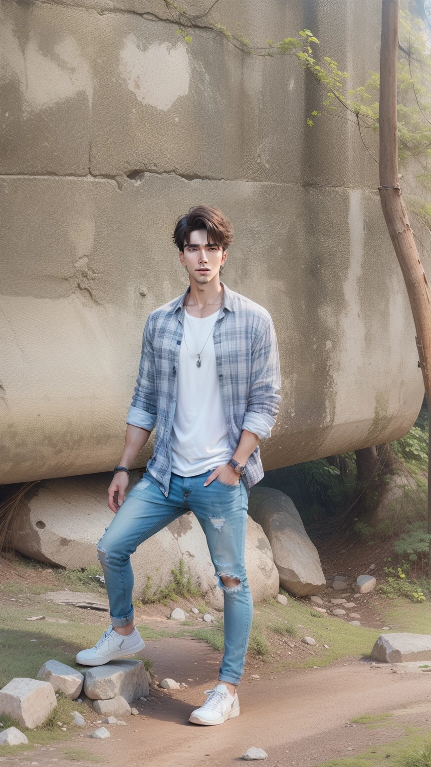 Background change handsome boy realistic face 8k ultra real