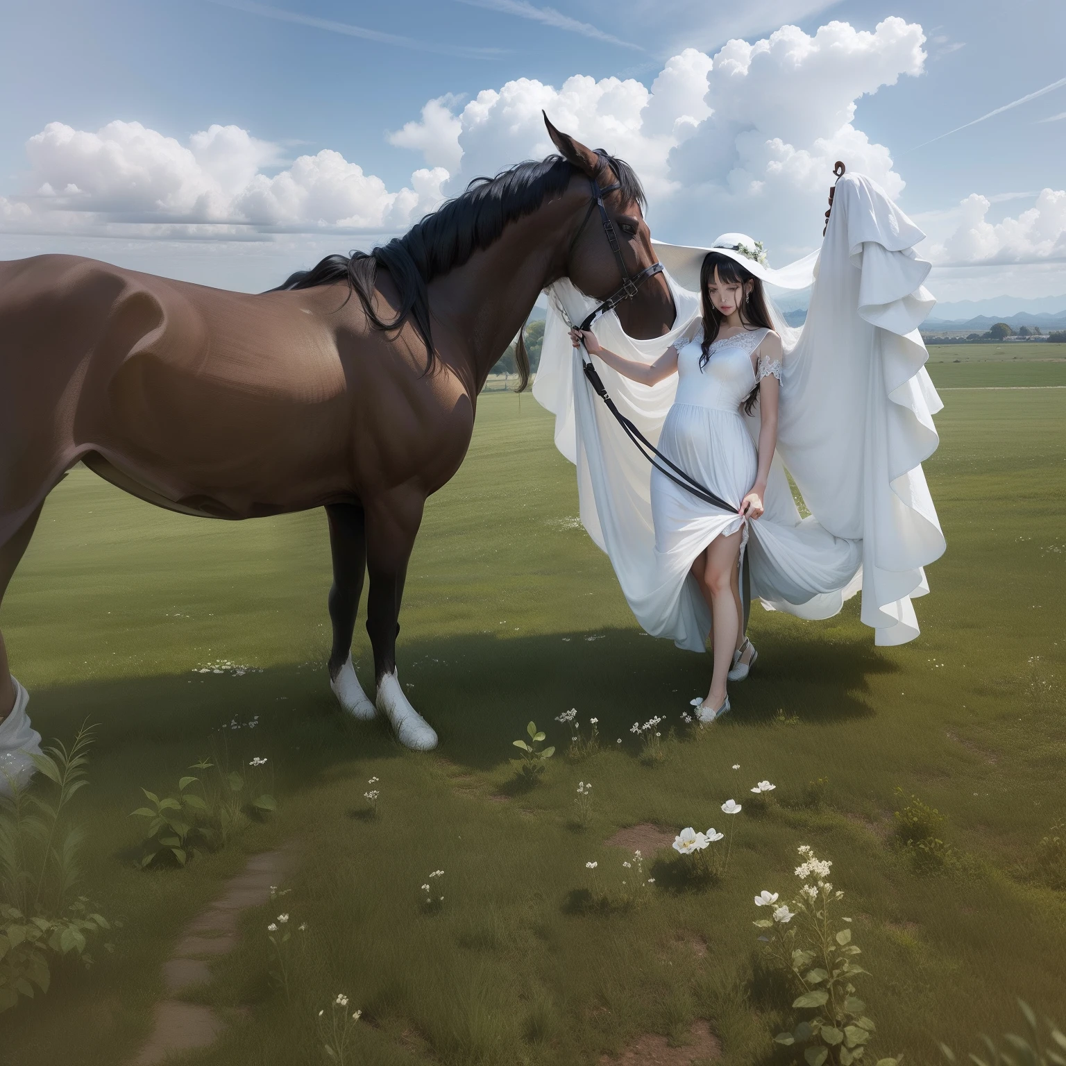 whitedress, Long Dress