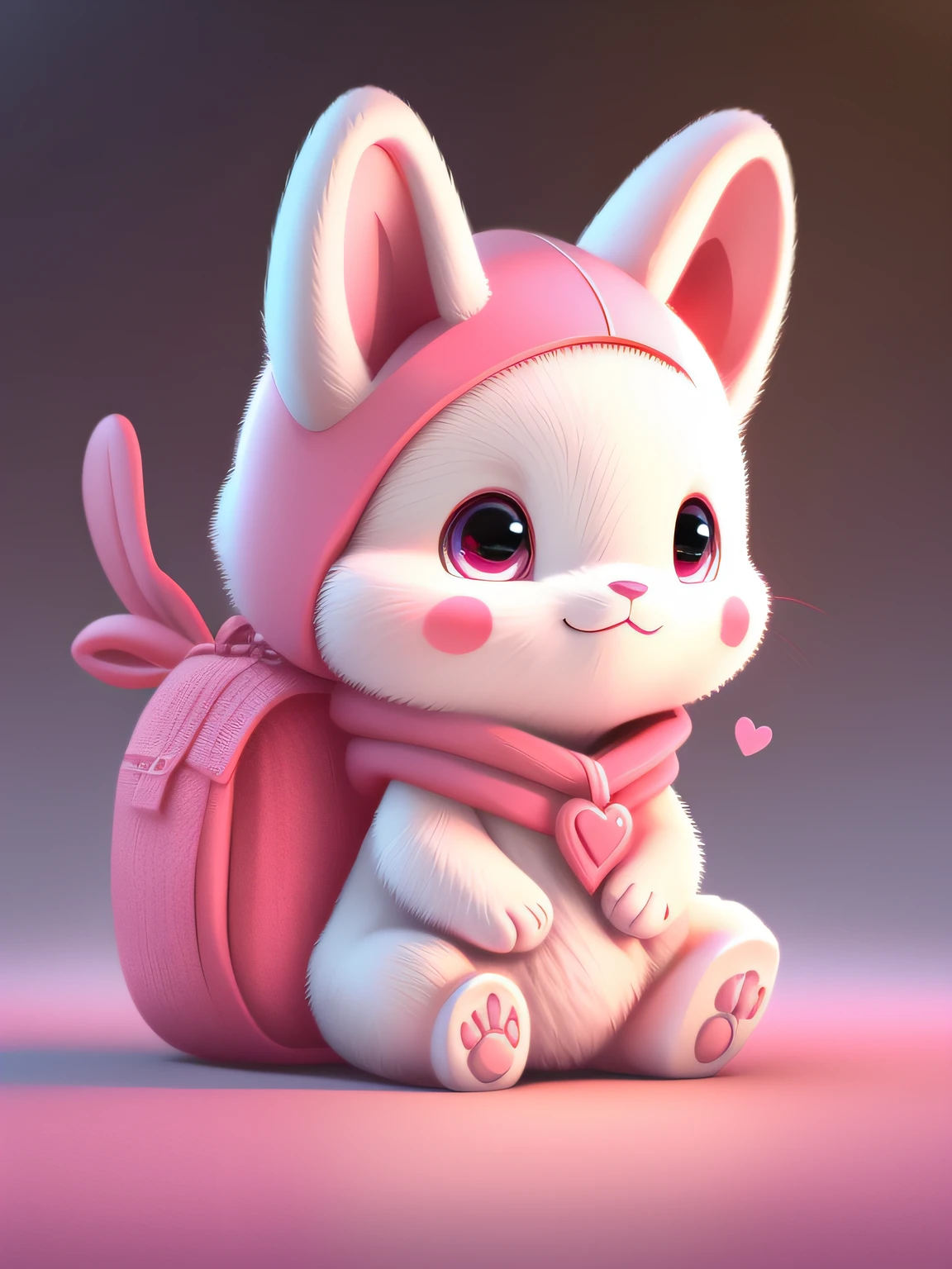 Pink mascot, with eight uprising cultural characteristics, distinctive characteristics, rich connotation Jiangxi city IP has unique creativity and design, in line with the characteristics of the times Cute image, great affinity and communication Cute little animals Furry, anime, contemporary art, UHD