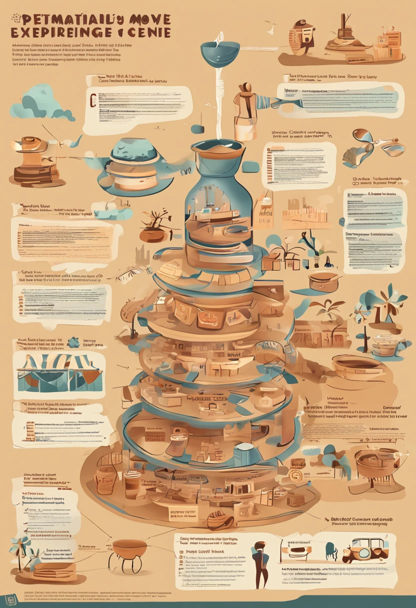 Pottery experience text map，k hd