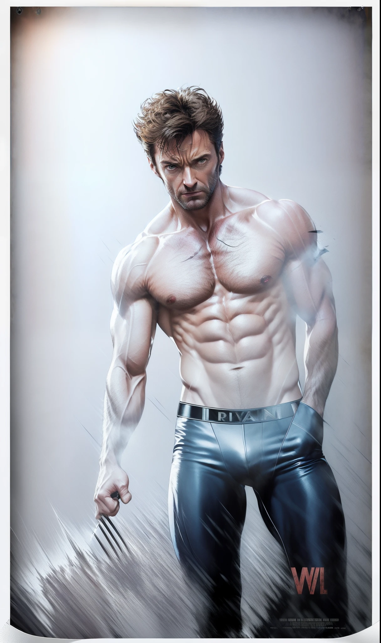 Hugh Jackman as wolverine, vhs effect, (poster:1.6), poster on wall, nostalgia, movie poster, portrait, close up
(skin texture), intricately detailed, fine details, hyperdetailed, raytracing, subsurface scattering, diffused soft lighting, shallow depth of field, by (Oliver Wetter)