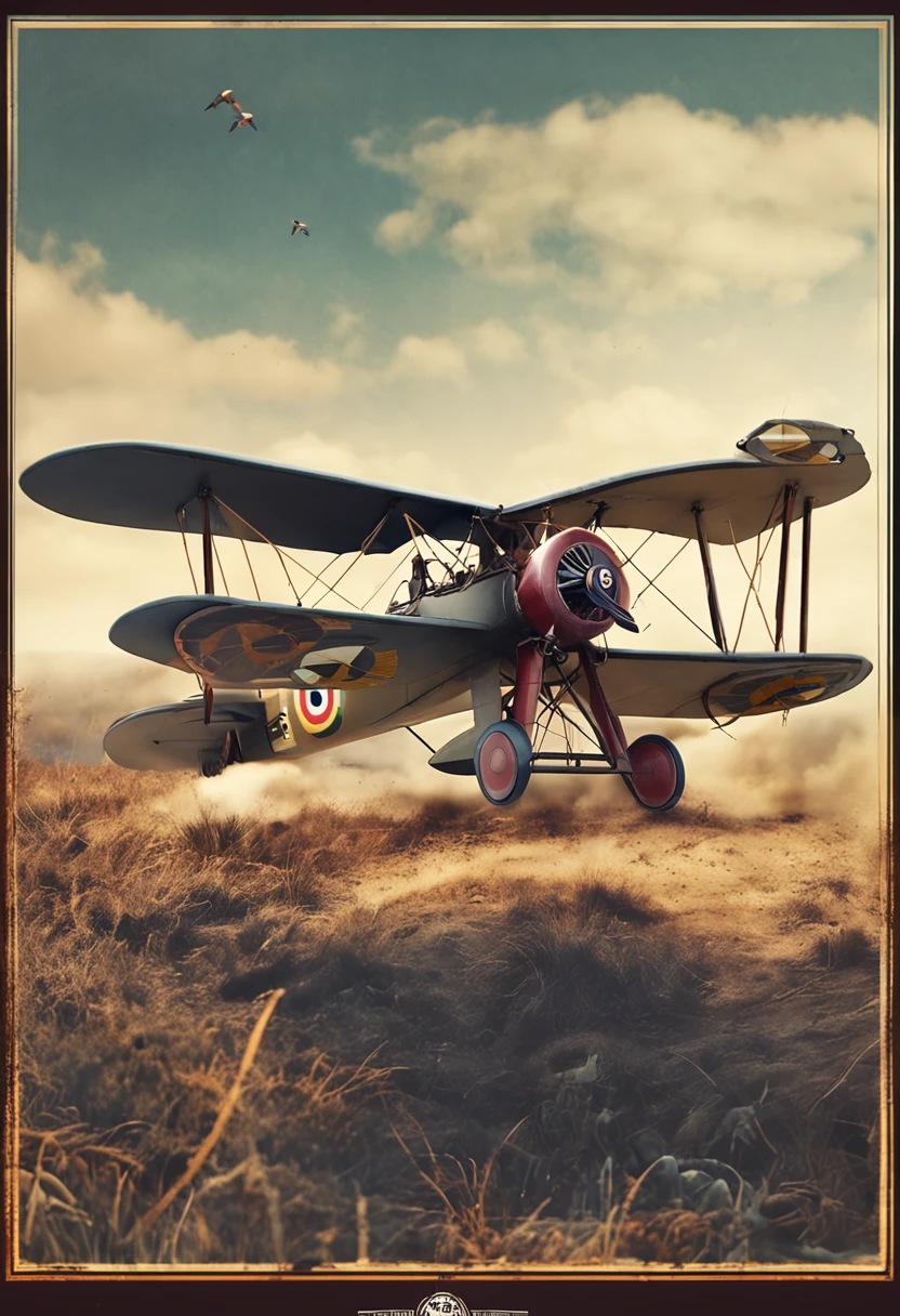 Very accurate、ww1ger、aircraft、Three wings、Five engines