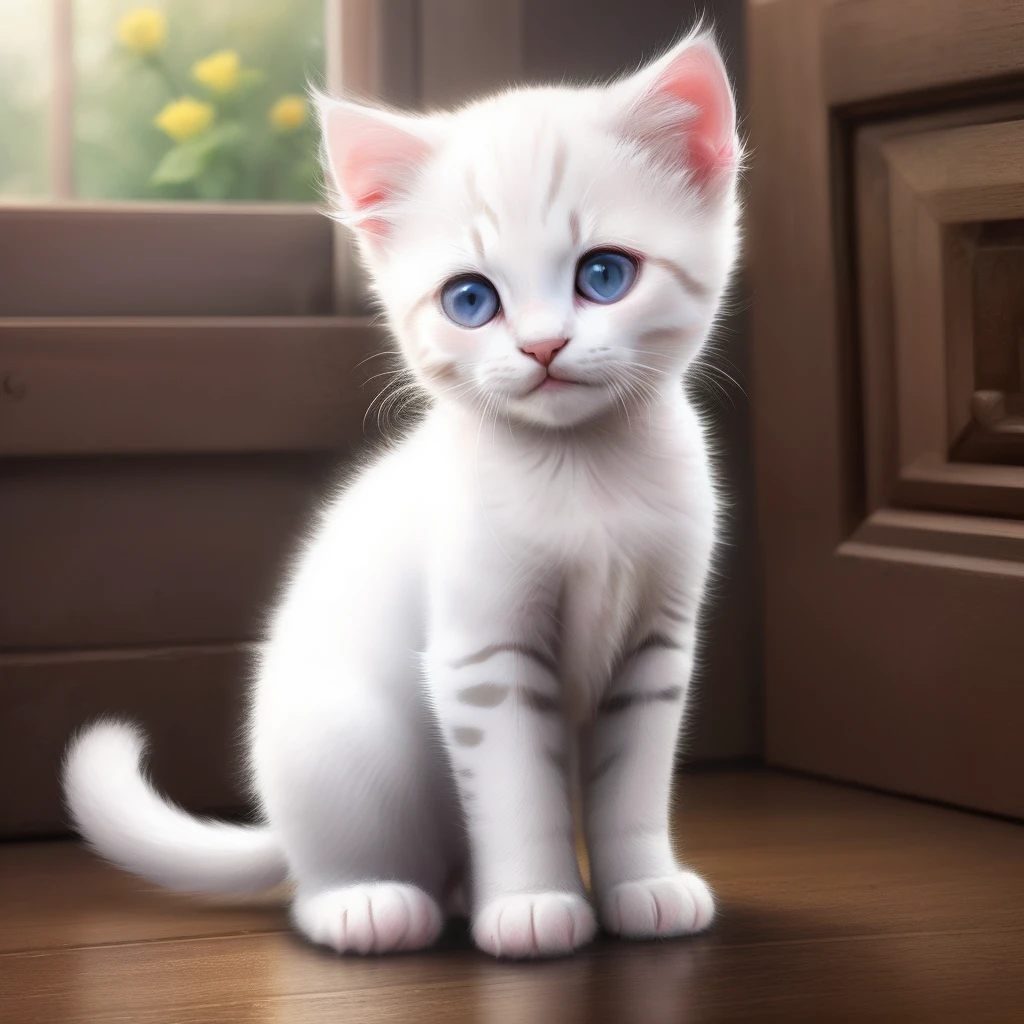 White kitten