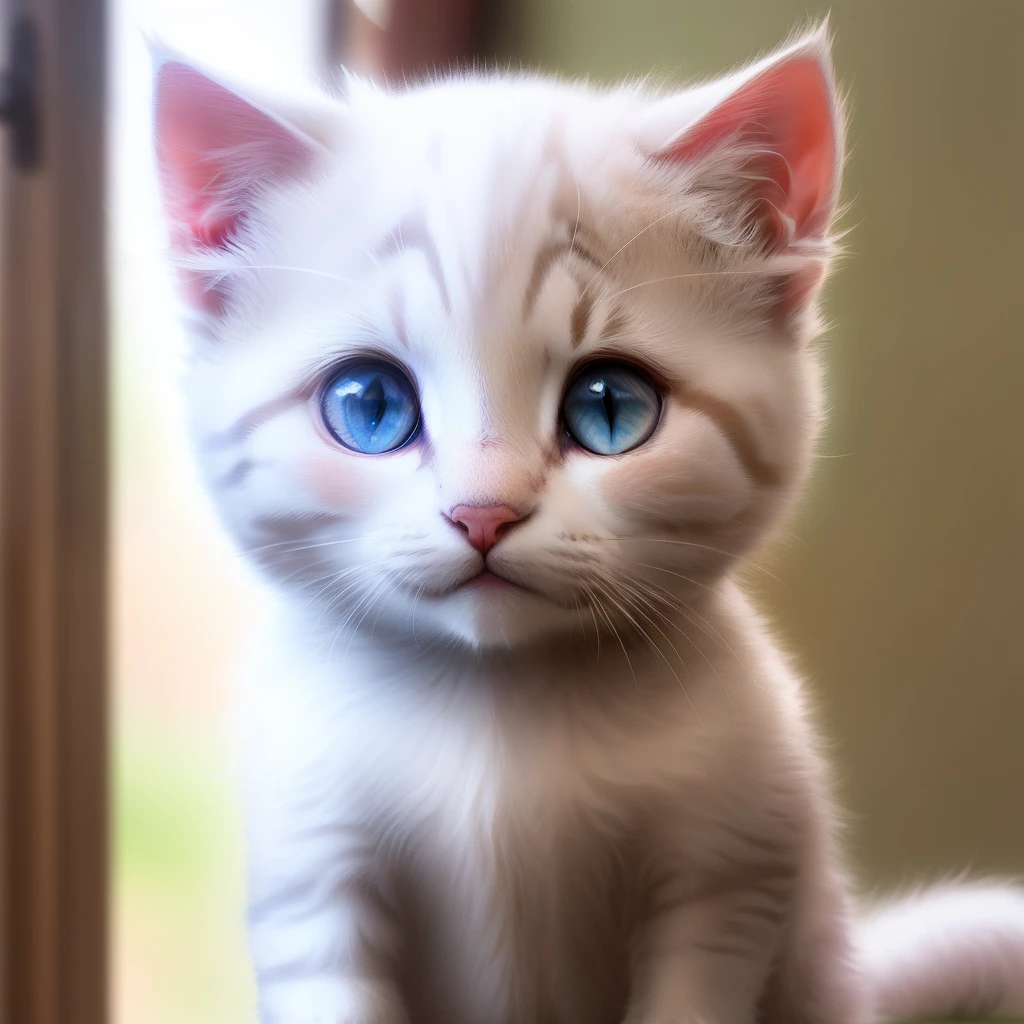 White kitten