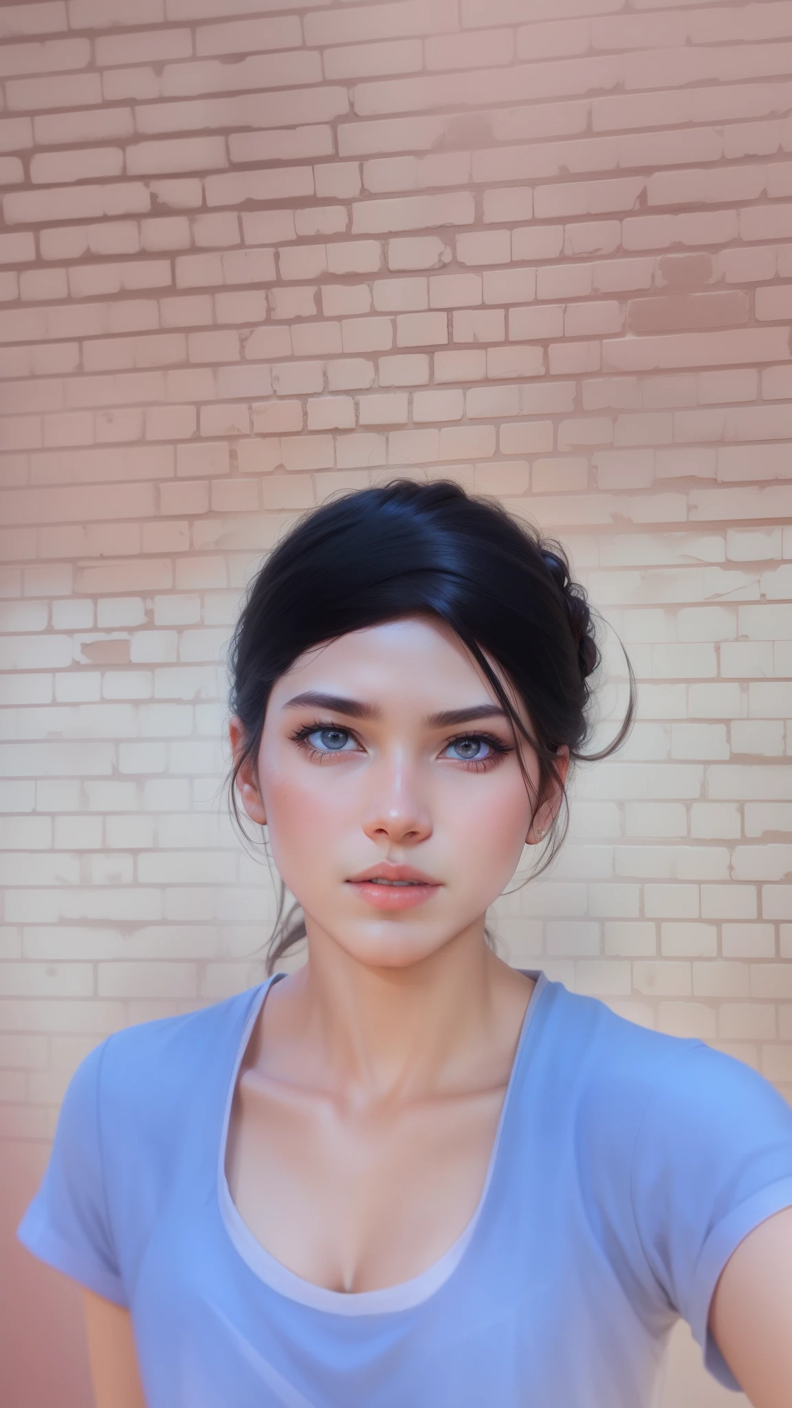 change background, realstic face