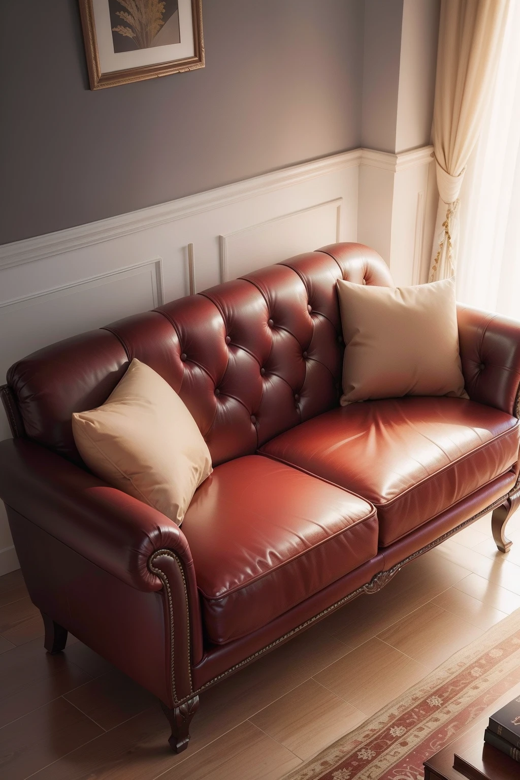 Picture of luxurious and high-class sofa