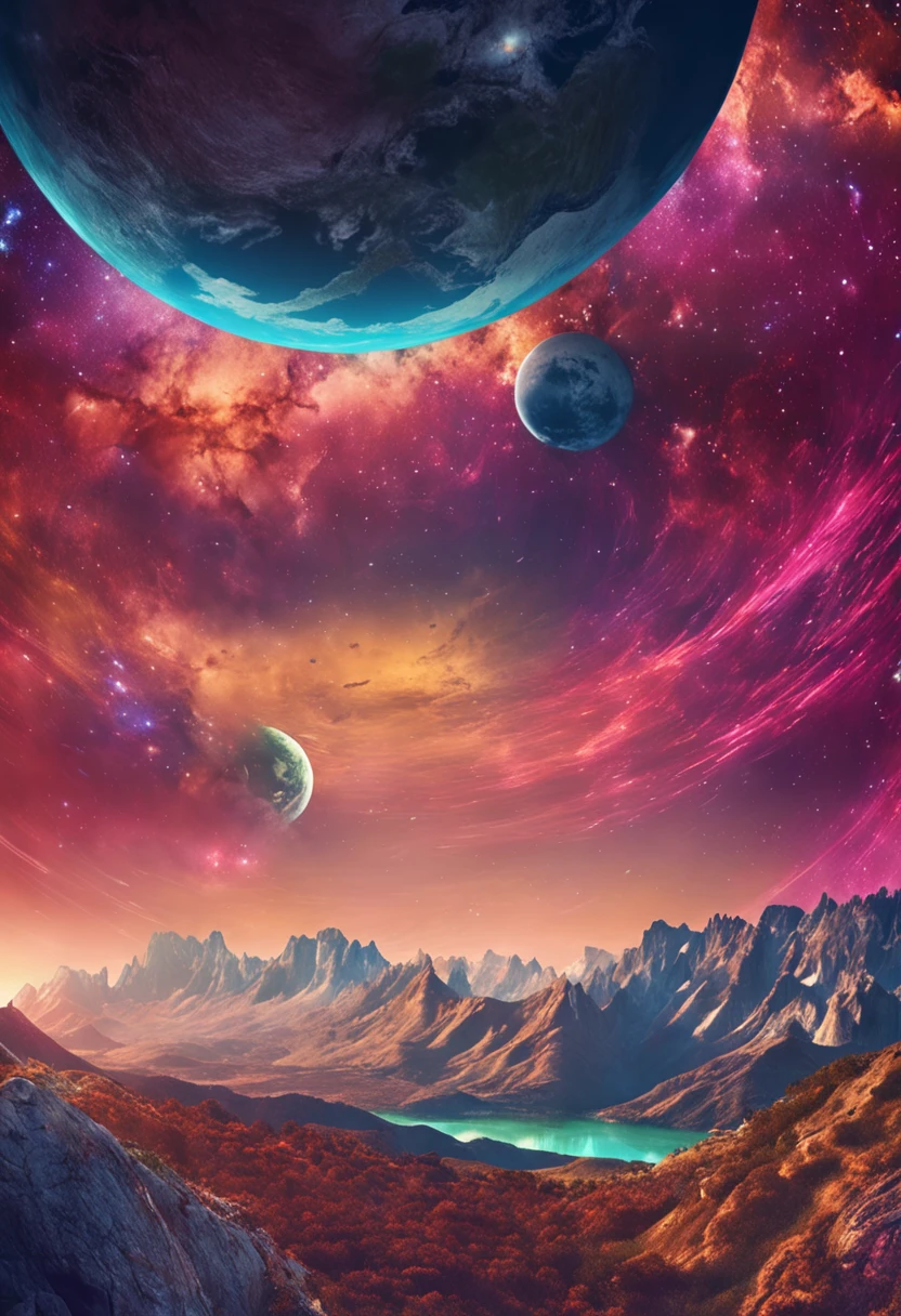 Planet earth as seen from space, com arvores a vista