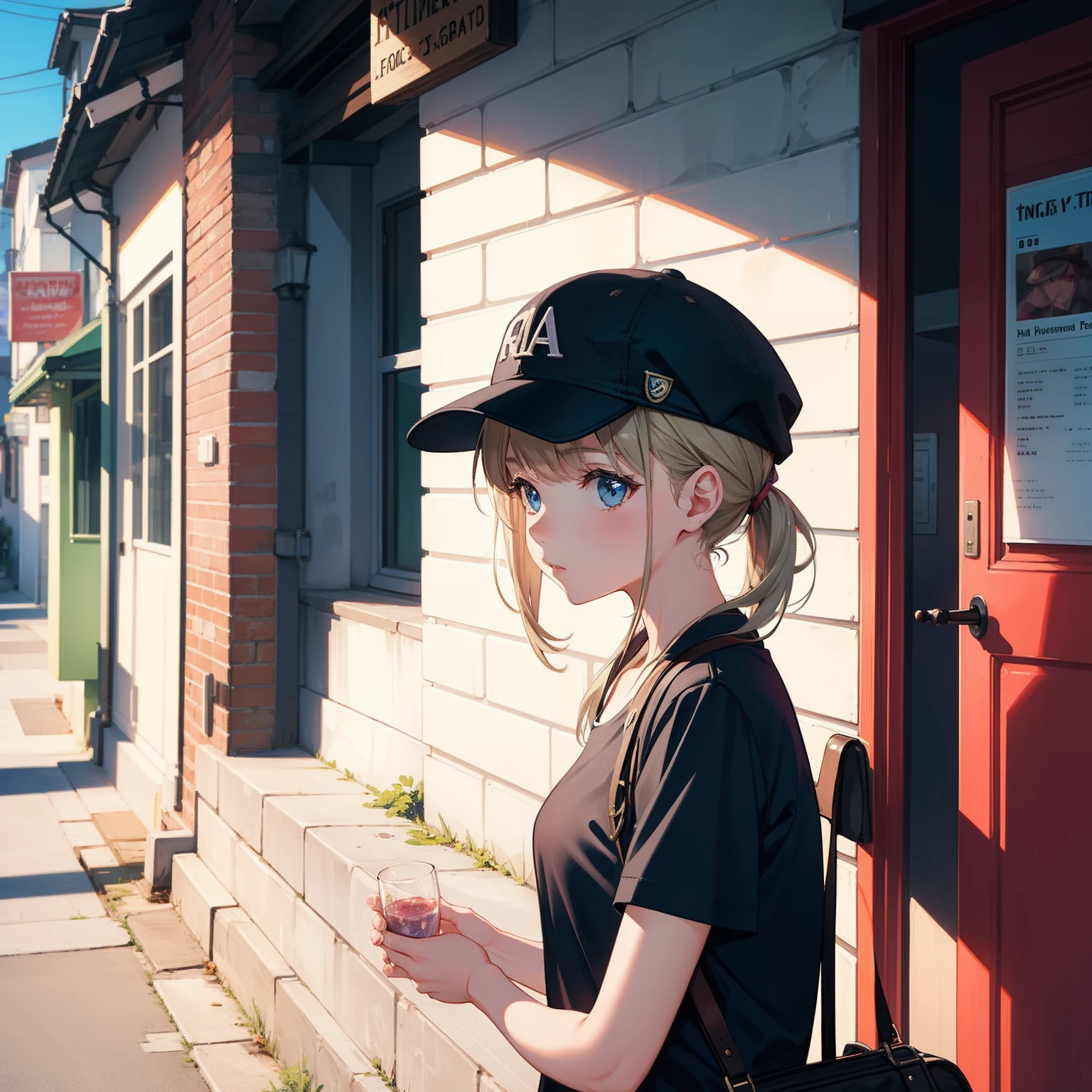 Girl in a cap