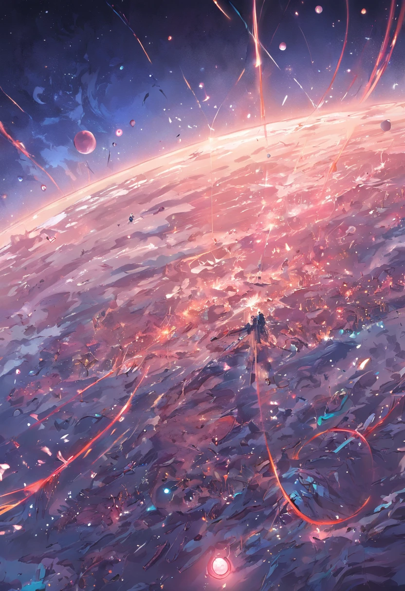 A planet earth seen from space for an ecology magazine cover