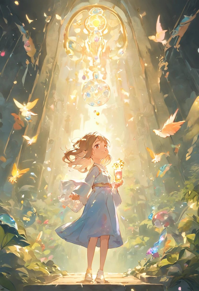 One day、Girl in an ordinary bottle、Marie🌸。She was caught in a wizard's prank.。however、She is not pessimistic about it、Embark on an adventure to find your inner glow。
At first, I was confused by life in a bottle.、Marie forges friendships with other creatures。She explored what the inside of the bottle was like.、Start looking for clues to solve the wizard's prank。She meets her fellow fairies in a miniature forest、Colorful flowers々Interact with small creatures dancing and singing。Marie received courage and hope from them.、You come to believe in your own power。
Marie's Adventure is Xu々Proceed to、She undertakes a magical quest to solve the mysteries of the world in the bottle。She finds a magic command book、appearance々While releasing magical power、Uncover hidden secrets。Marie showed unimaginable courage and wisdom from a small body.、Growing through adventure in a jar。
At last、Marie regains her brilliance、Find a way to get free from the jar。Her inner glow is、Also reflected in her appearance、She becomes a beautiful and radiant magical girl。She confronts the wizard、Win your freedom。Eta、Marie through the experience with the bottle、It sends the message that everyone can find charm inside.。
This story is、Unleash your inner glow even with a small presence、Teaches the importance of facing difficulties。pure、The power of self-acceptance and friendship、It also teaches the importance of believing in your inner strength.。
#Magical Journey #Inner glow #Brave girl