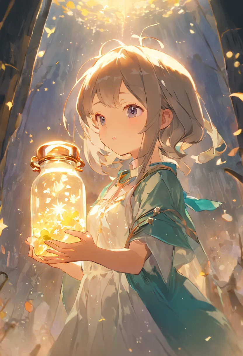 One day、Girl in an ordinary jar、Marie🌸。She was caught in a wizard's prank.。however、She's not pessimistic about it、Embark on an adventure to find your inner glow。
At first, I was confused by life in a bottle.、Marie forges friendships with other creatures。She explored what the inside of the bottle was like.、Start looking for clues to solve the wizard's prank。She meets her fellow fairies in a miniature forest、Colorful flowers々Interact with small creatures that dance and sing。Marie received courage and hope from them.、You come to believe in your own power。
Marie's adventure is Xu々Go to、She undertakes a magical quest to solve the mysteries of the world in the jar。She finds a magic command book、appearance々While radiating magic、Uncover hidden secrets。Marie showed unimaginable courage and wisdom from a small body.、Growing through adventure in a jar。
At last、Marie regains its brilliance、Find out how to get free from the jar。Her inner glow is、Also reflected in her appearance、She becomes a beautiful and radiant magical girl。She confronts the wizard、Win your freedom。Eta、Marie through the experience with the bottle、Send a message that everyone can find charm inside.。
This story is、Unleash your inner glow even with a small presence、Teaches the importance of facing difficulties。pure、The power of self-acceptance and friendship、It also teaches the importance of believing in your inner strength.。
#Magical Journey #Inner glow #Brave girl