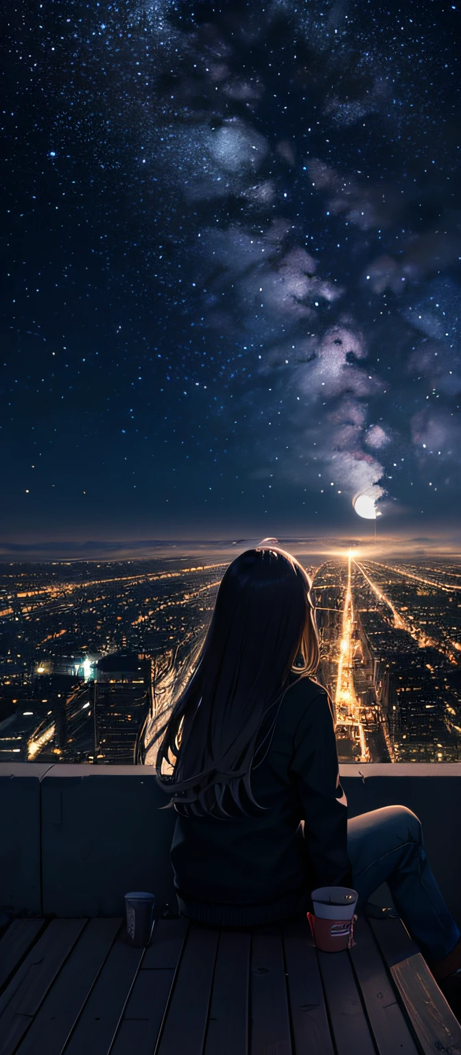 themoon，As estrelas，Clouds