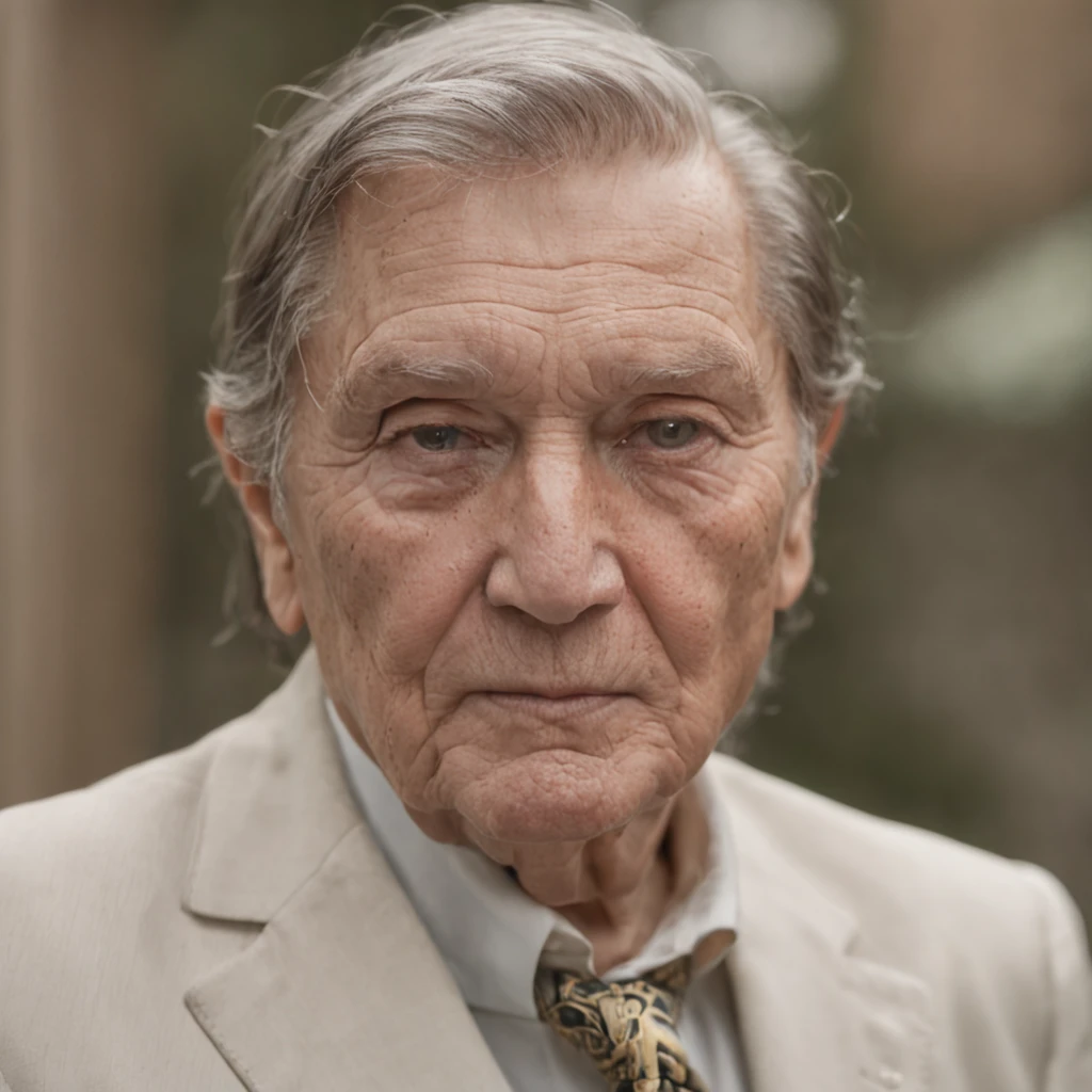 Elvis Presley in 2023, 70 years old, old, grizzled. photorealistic shot