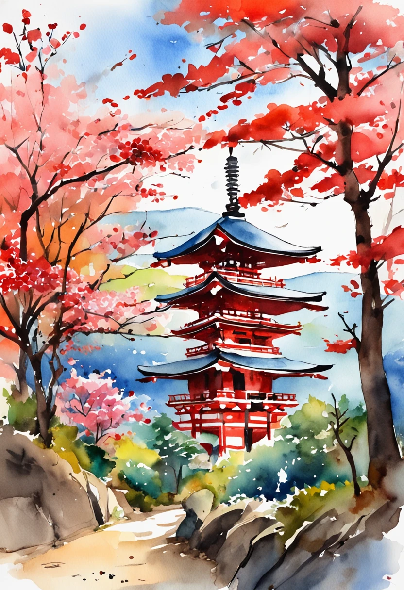 Japan simple travel poster