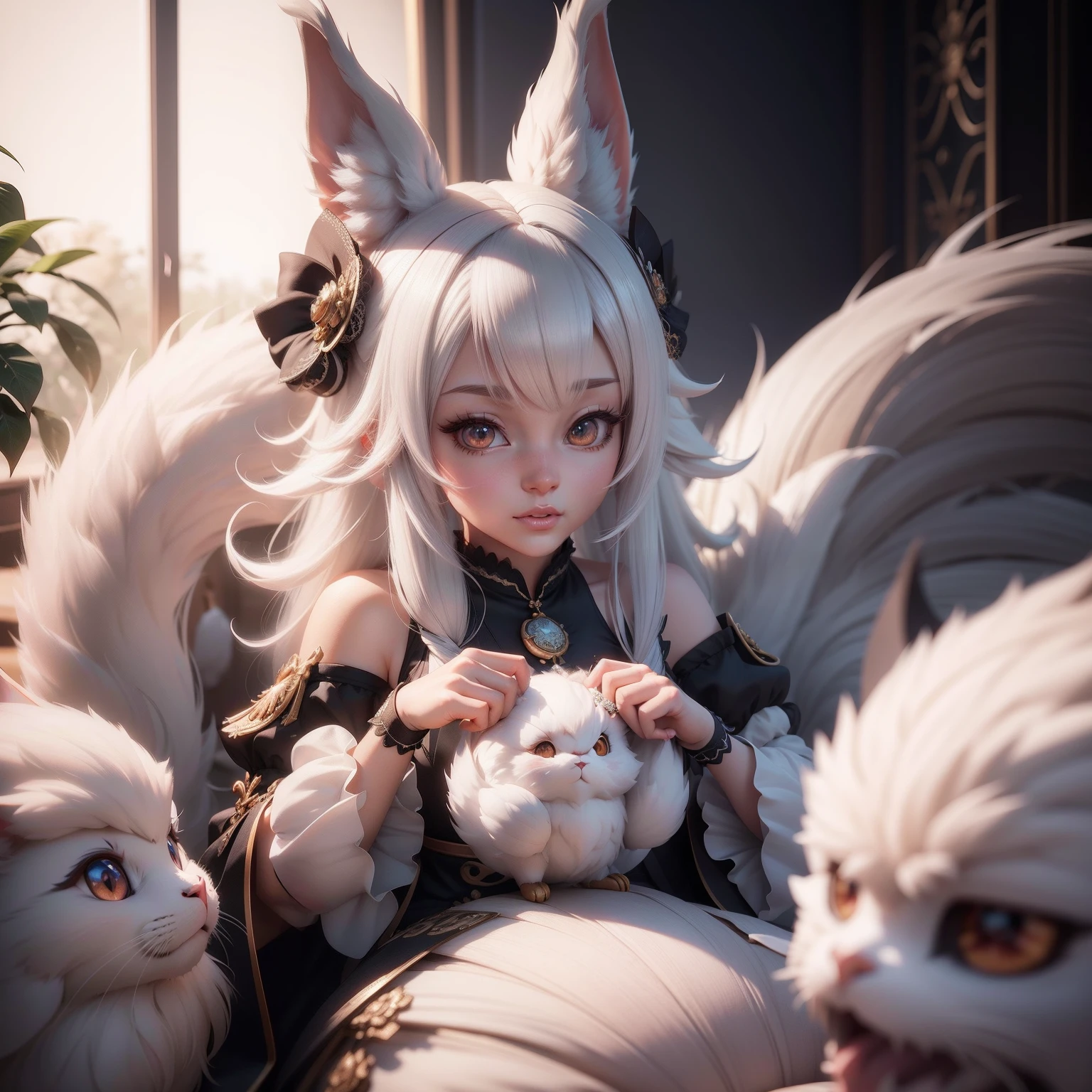 pixer / desney type of cat character