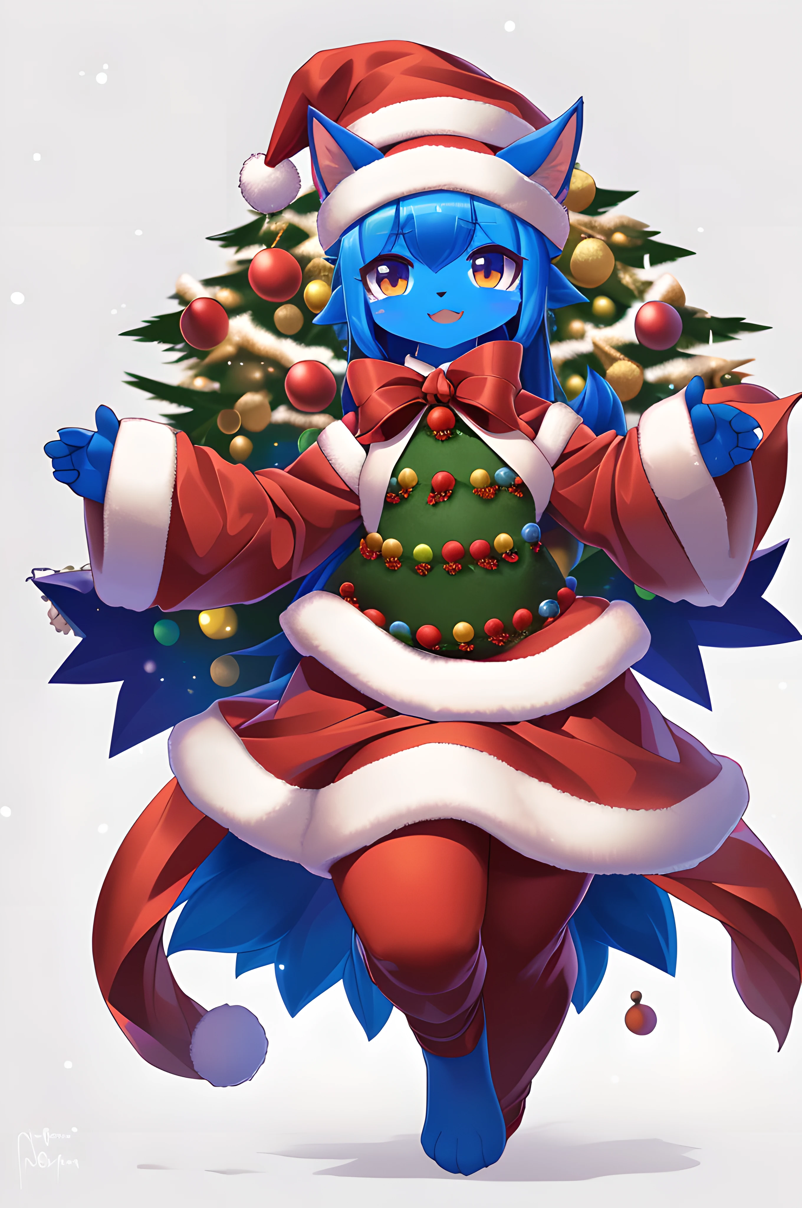 White background，detailed full body，超A high resolution, NFFSW, Best-aesthetic, Best quality, masutepiece, Flat avatar, Impeccable，Animal heads，catss，Personal，Positive，Christmas，leges，No background，Remove the background