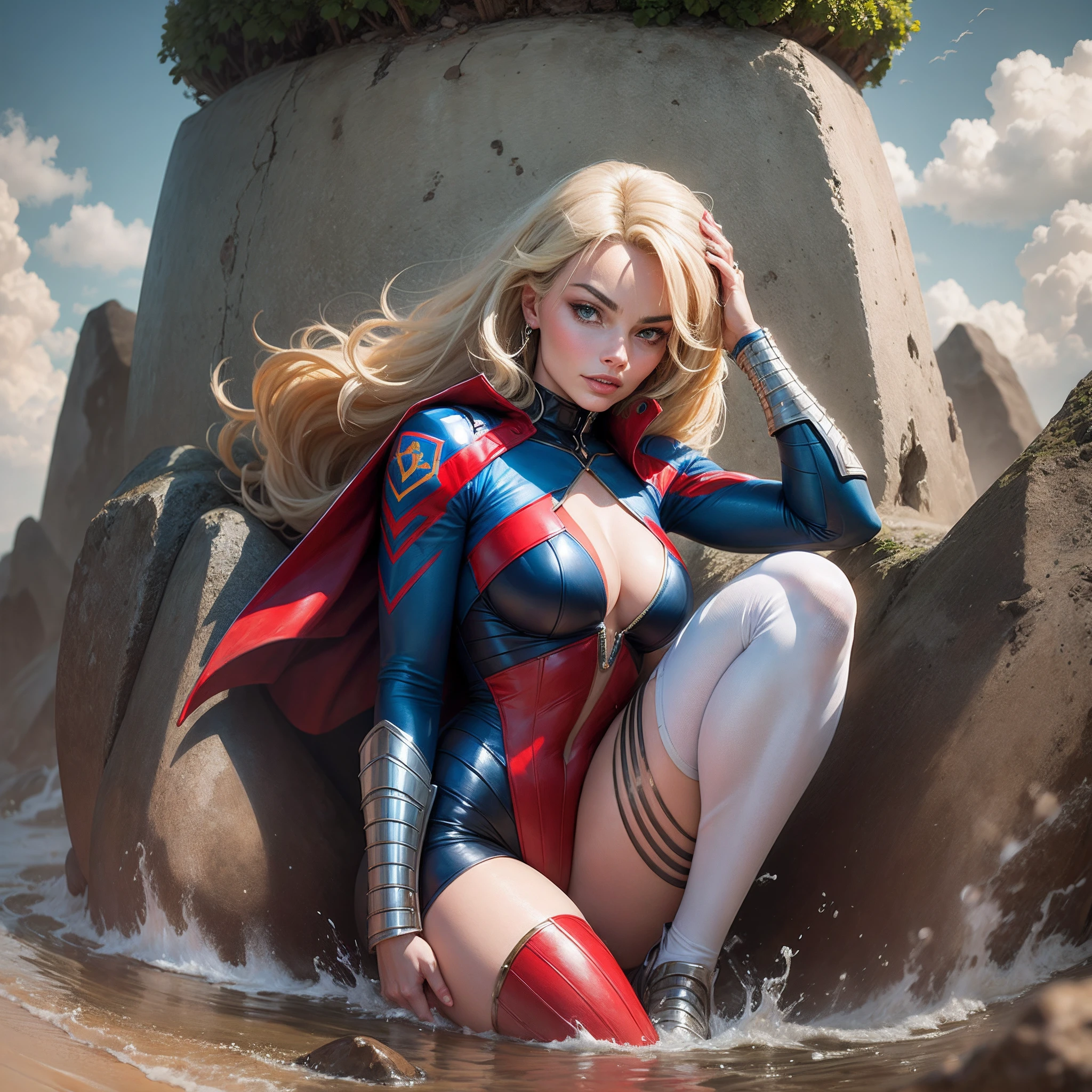 Margot Robbie as Captain Britain, Marwell --auto --s2