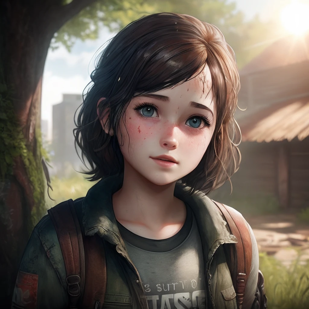 Cute teen girl and sunshine of The Last of us universe