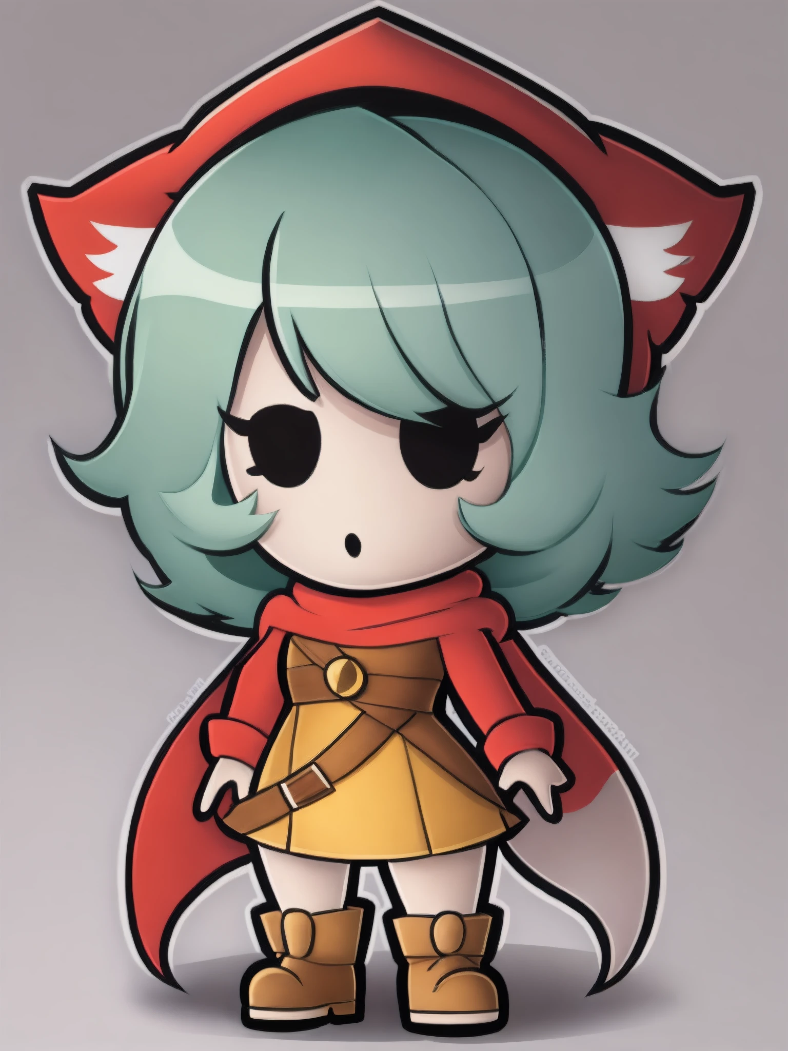 shygal, masterpiece, chibi, full body, standing