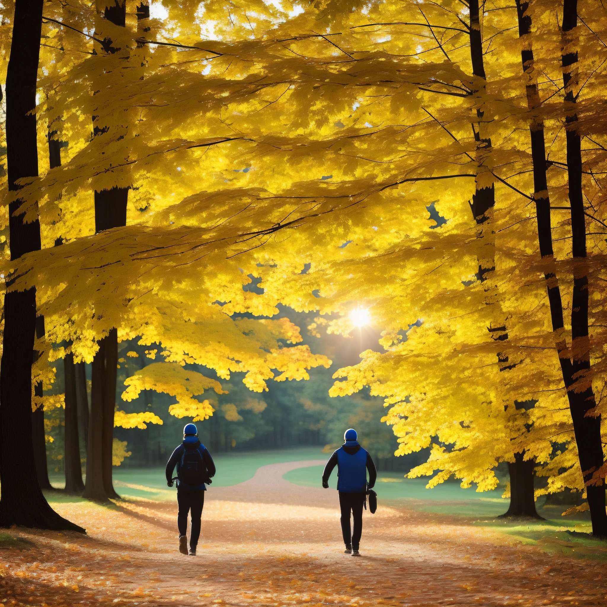 Crisp Air: The air becomes cooler and crisper, making outdoor activities more enjoyable. The refreshing breeze carries a distinct autumn scent that's often associated with the season.