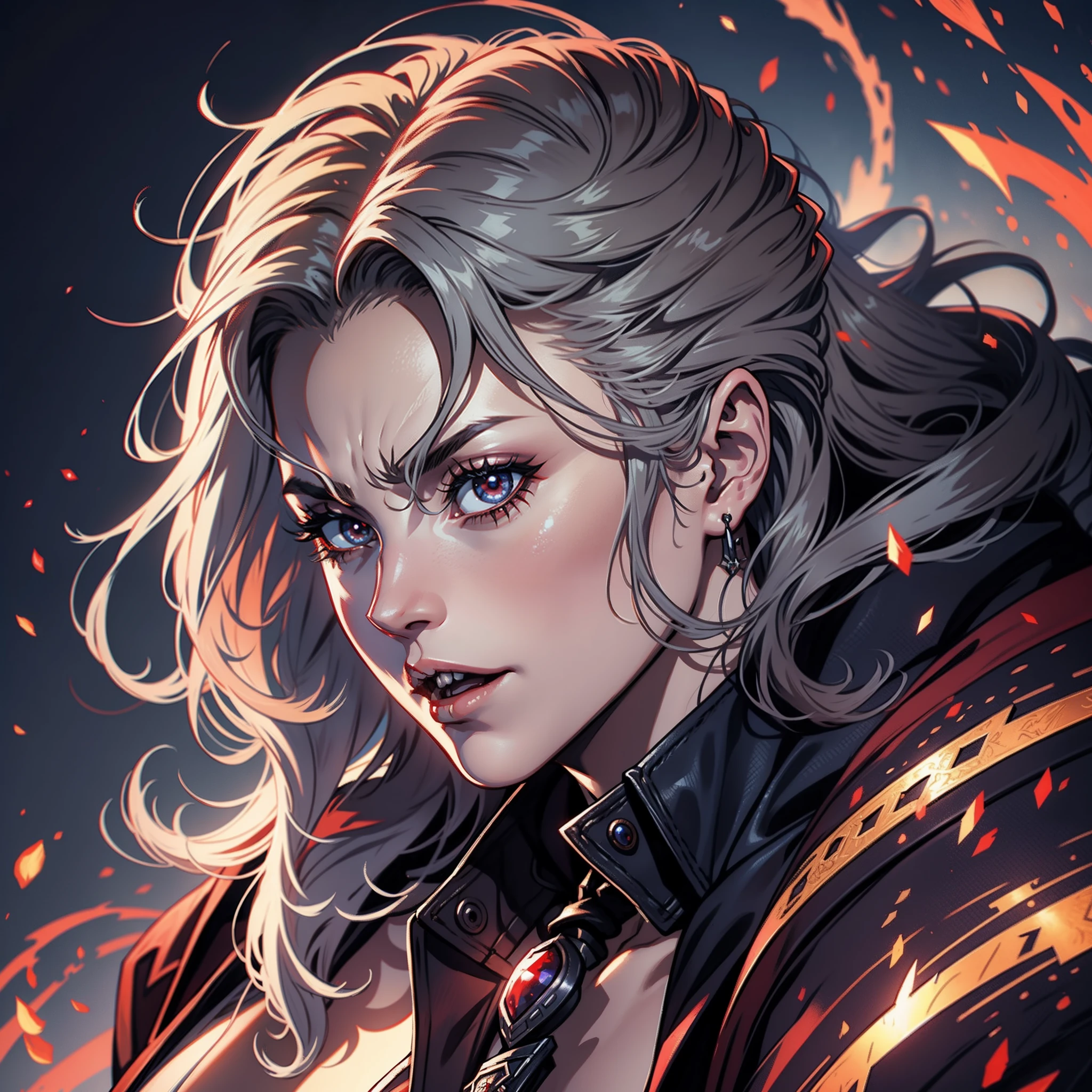 Castlevania Shadow Lord hyper realistic super detailed Lord Dracula hyper realistic super detailed Dynamic shot