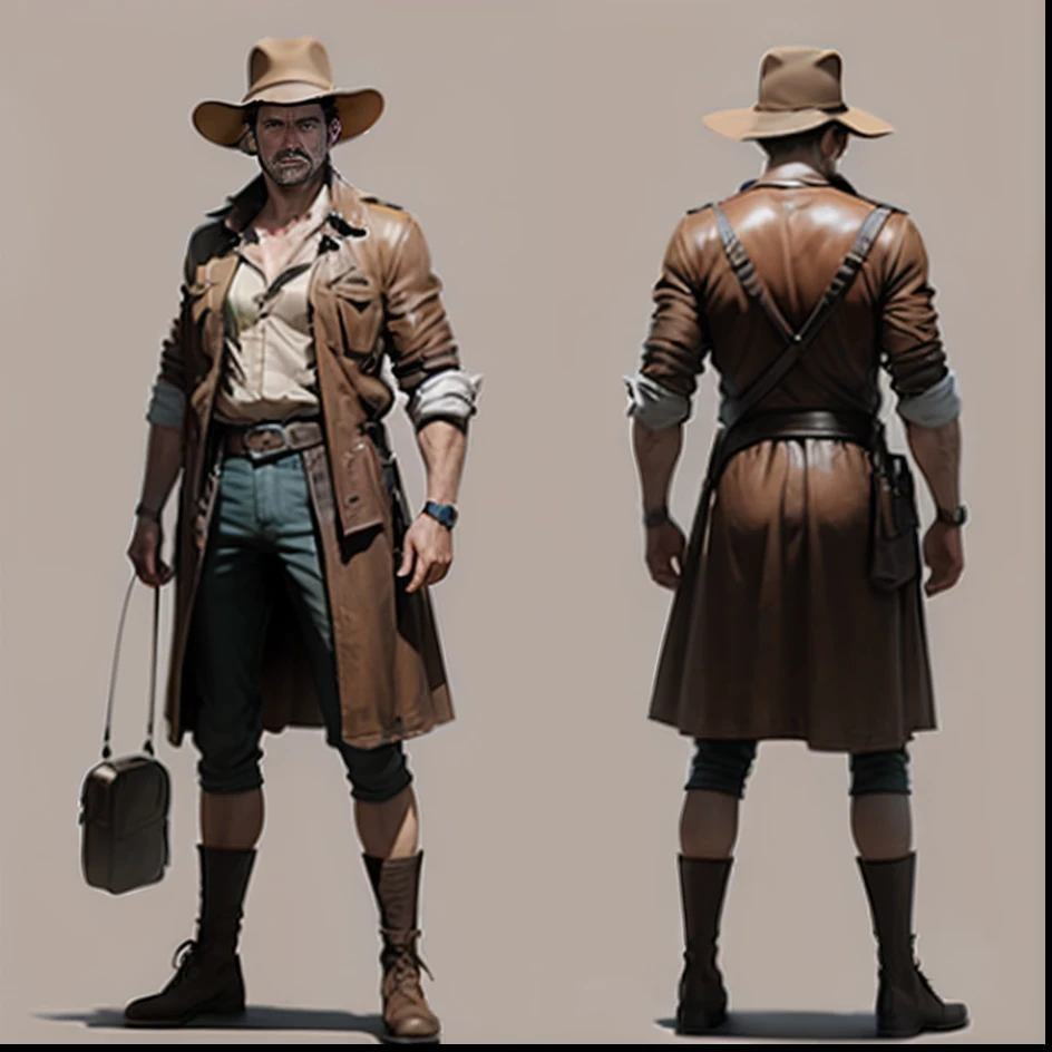 Indiana Jones, concept art,4k