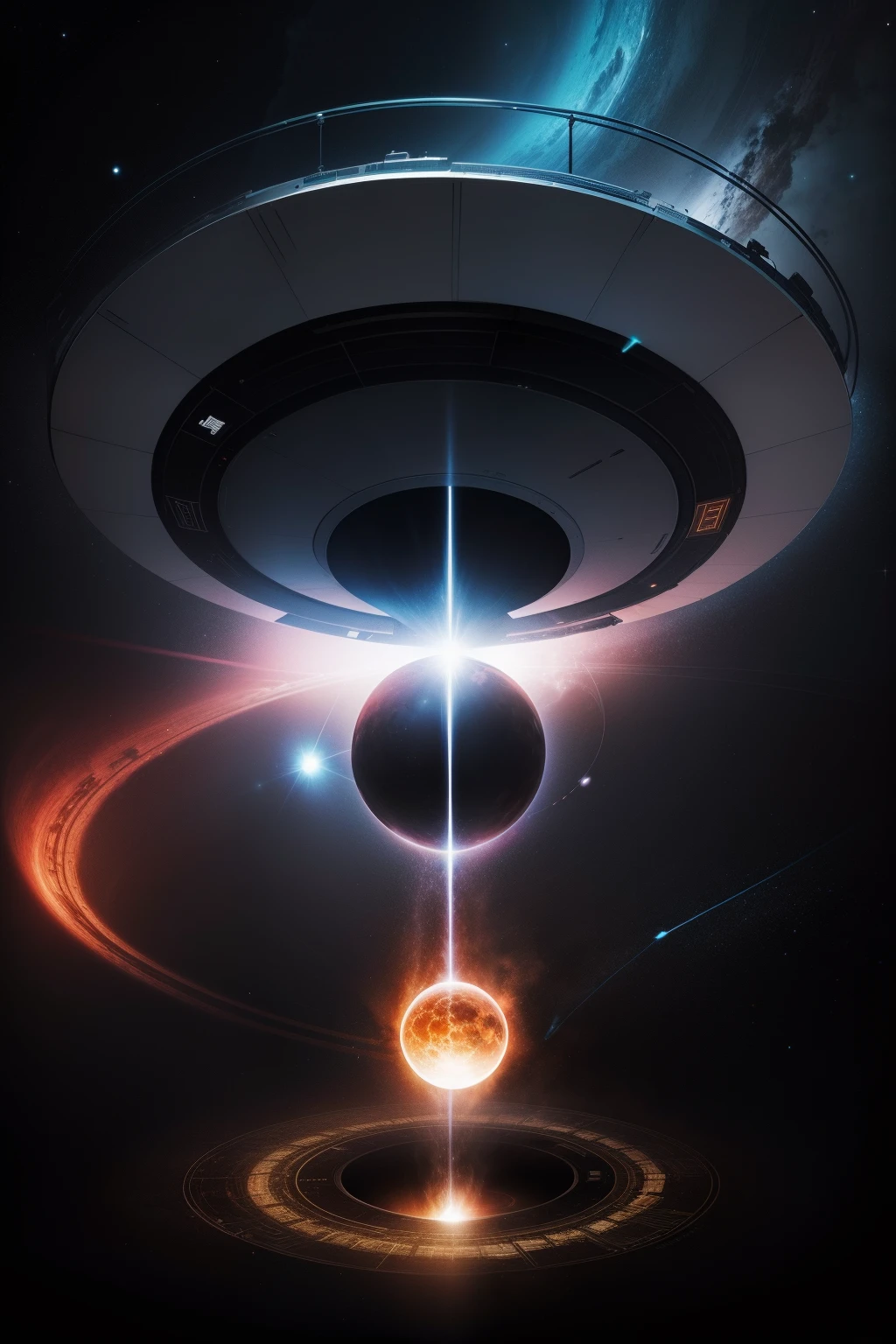 schematic diagram of black hole