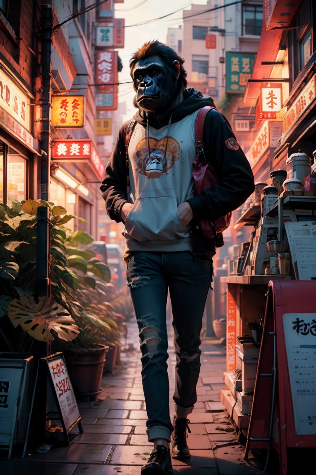 Gorilla clerk、cafes