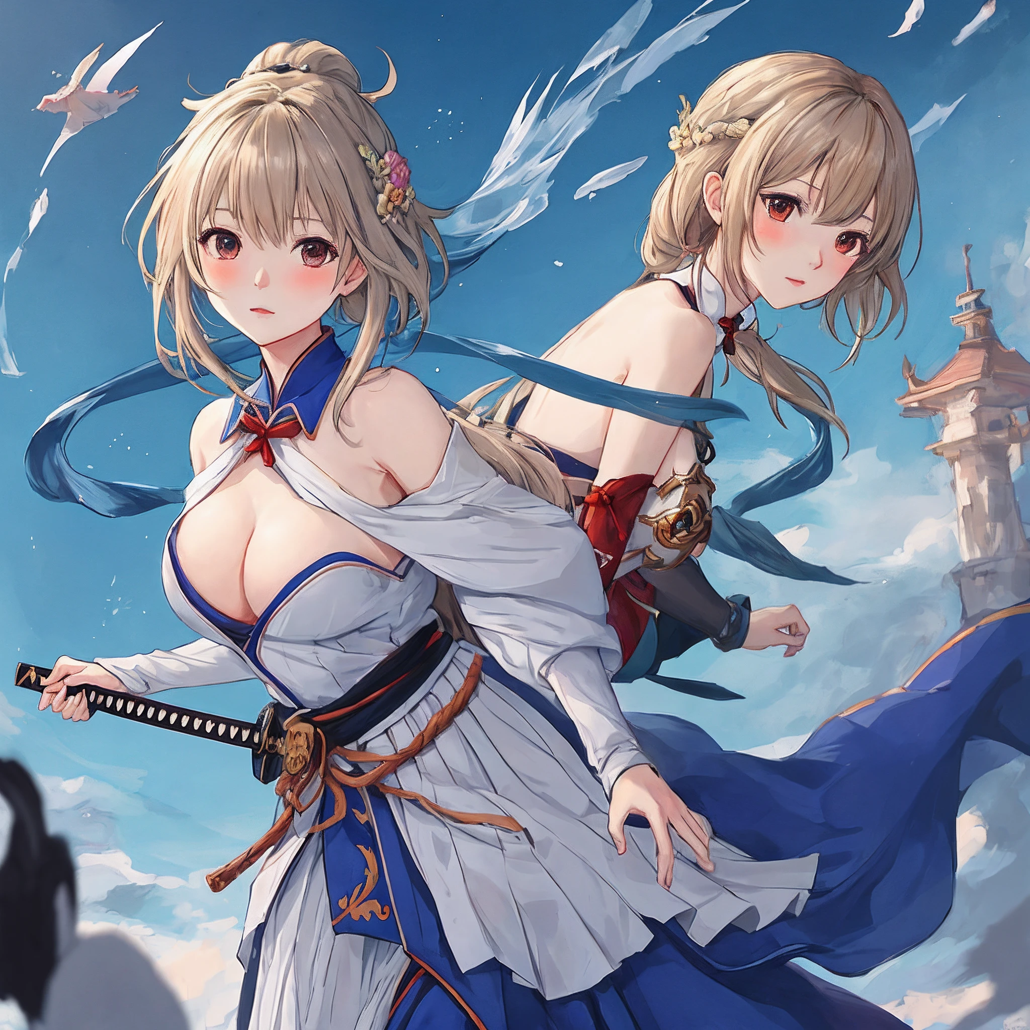 mirai Sword personification full bodyesbian