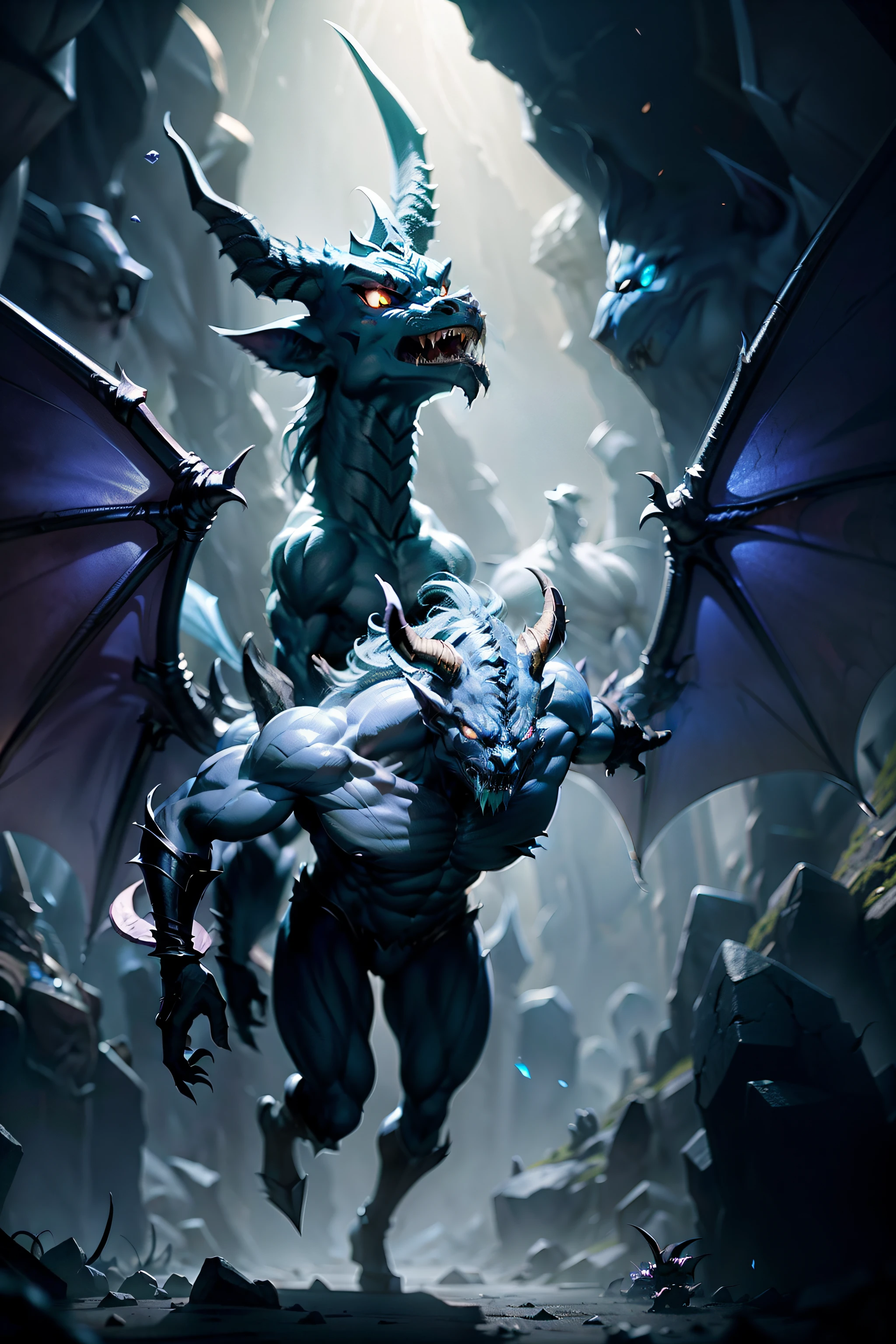 Swarms of vargoyles flutter across the sky and in the caves of the Abyss. Powerful and intelligent demons do not pay attention to them, since vargoyles cannot harm them.

Even the weakest demons, Such, like mains or dreitches, wargoyles are feared only if they appear in large quantities. In the Lower Planes, vargoyles rarely have the opportunity to eat a live prey other than small pests. Most often they have to lain ichor, remaining after the murder of one demon by another.