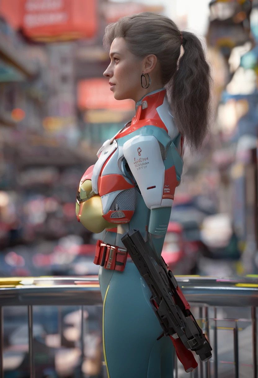 (best qualtiy)), ((tmasterpiece)), (the detail:1.4), 3D, A beautiful image of a woman in a workplace uniform,HDR(HighDynamicRange),Ray traching,NVIDIA RTX,Super-Resolution,Unreal 5,Subsurface scattering、PBR Texture、post-proces、Anisotropy Filtering、depth of fields、maximum definition and sharpness、Many-Layer Textures、Albedo e mapas Speculares、Surface Coloring、Accurate simulation of light-material interactions、perfectly proportions、Octane Render、Two-colored light、largeaperture、Low ISO、White balance、the rule of thirds、8K RAW、