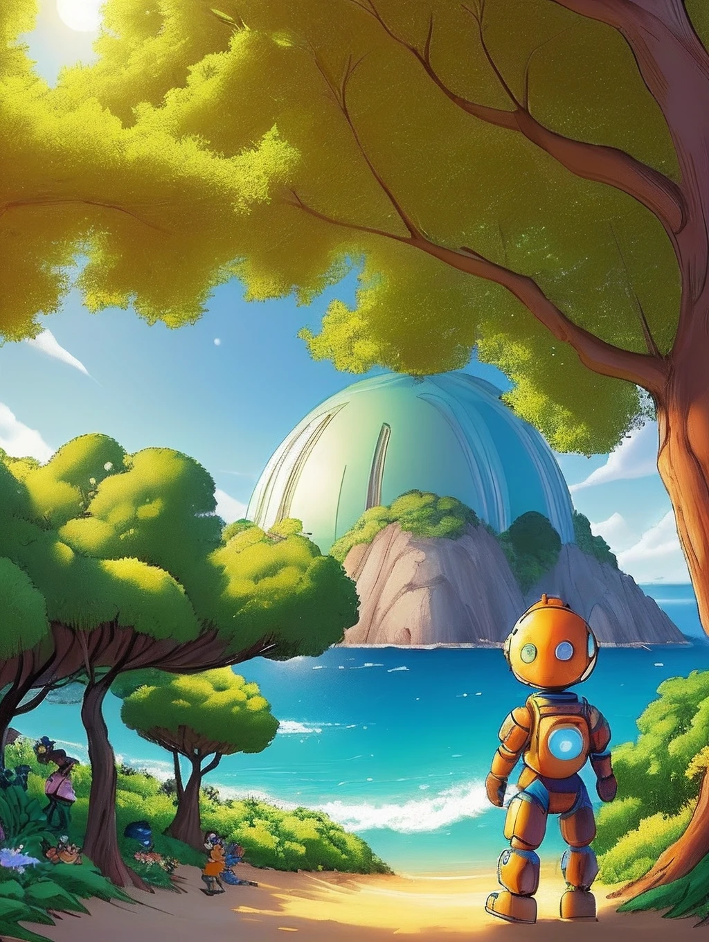SeaArt Robot
Variations
10:08:30
Floresta de sorrisos, Cartoon, tela paisagem 1800x1080, with children, Late afternoon scenario