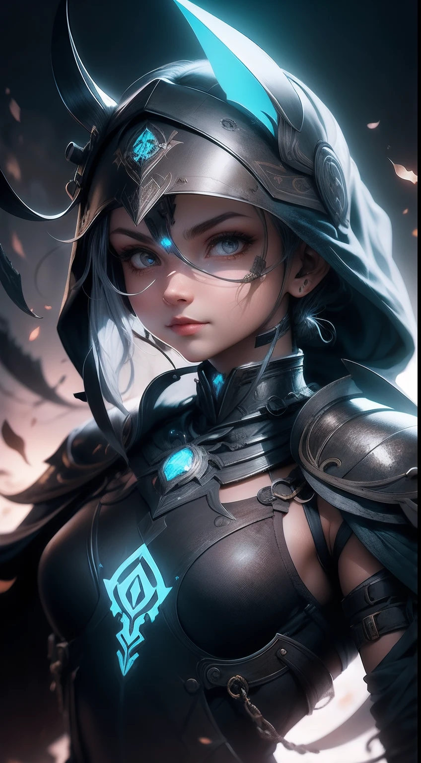 Iron sickle, Dark background