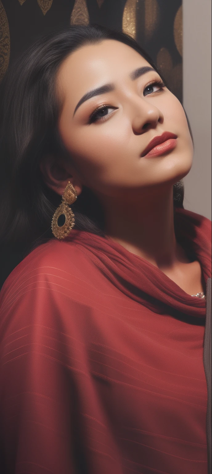 realistic face, change background to animate,