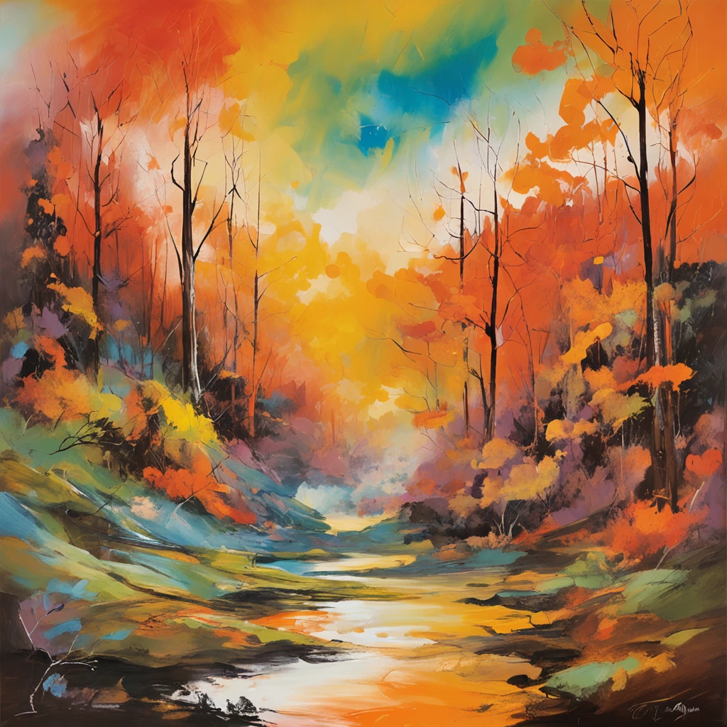 Intricate painting details of Japanese forests, By range Murata, galaxy in background, Clouds, vivd colour, High contrast, Mountain, vector line art, orange highlights, trending in pixiv, anime concept art, Stick, Mattire, high high quality, Edge to edge, Sanskrit