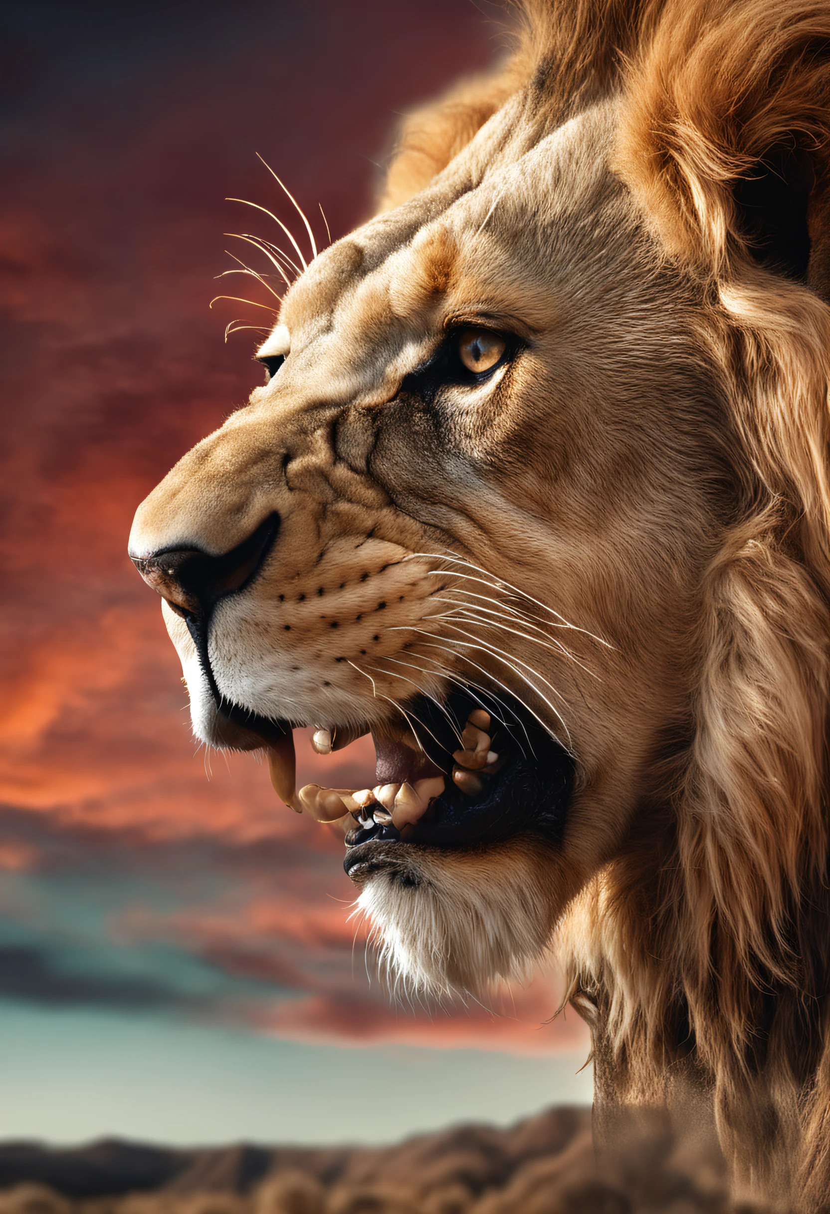 Face of the lion of the tripe of Judah