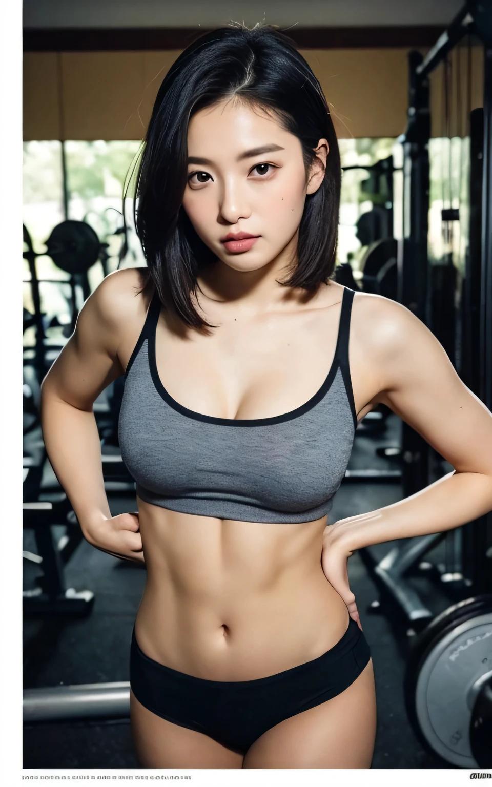 Japanese women、25age、Very cute face、Gritting your teeth、Big Breasts、Surreal、Real、Bench Press、slim、Sports Bra、
Perfect lighting、High resolution、Muscle training、Muscle training中、training、front、8K-photo、Portrait、barbell、whole body、detailed、筋力training、
Bright eyes with sharp details(Looking into the camera)、whole body、Single women、Large Breasts、