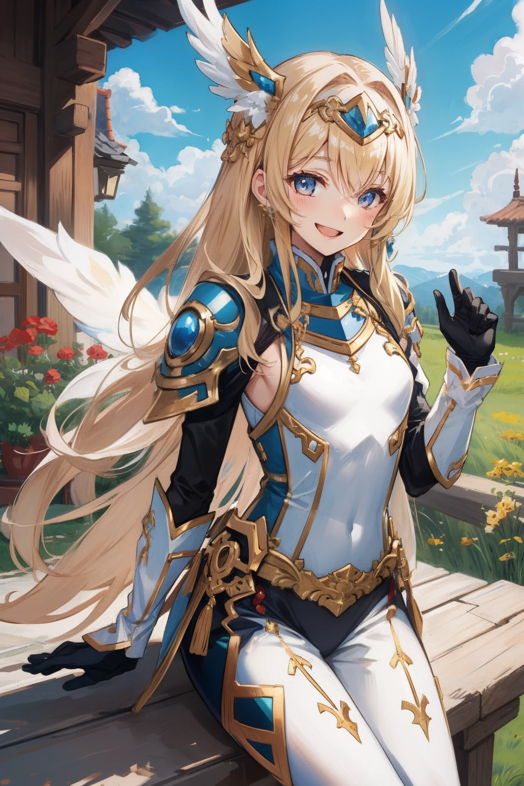 cheerful smile, laugh