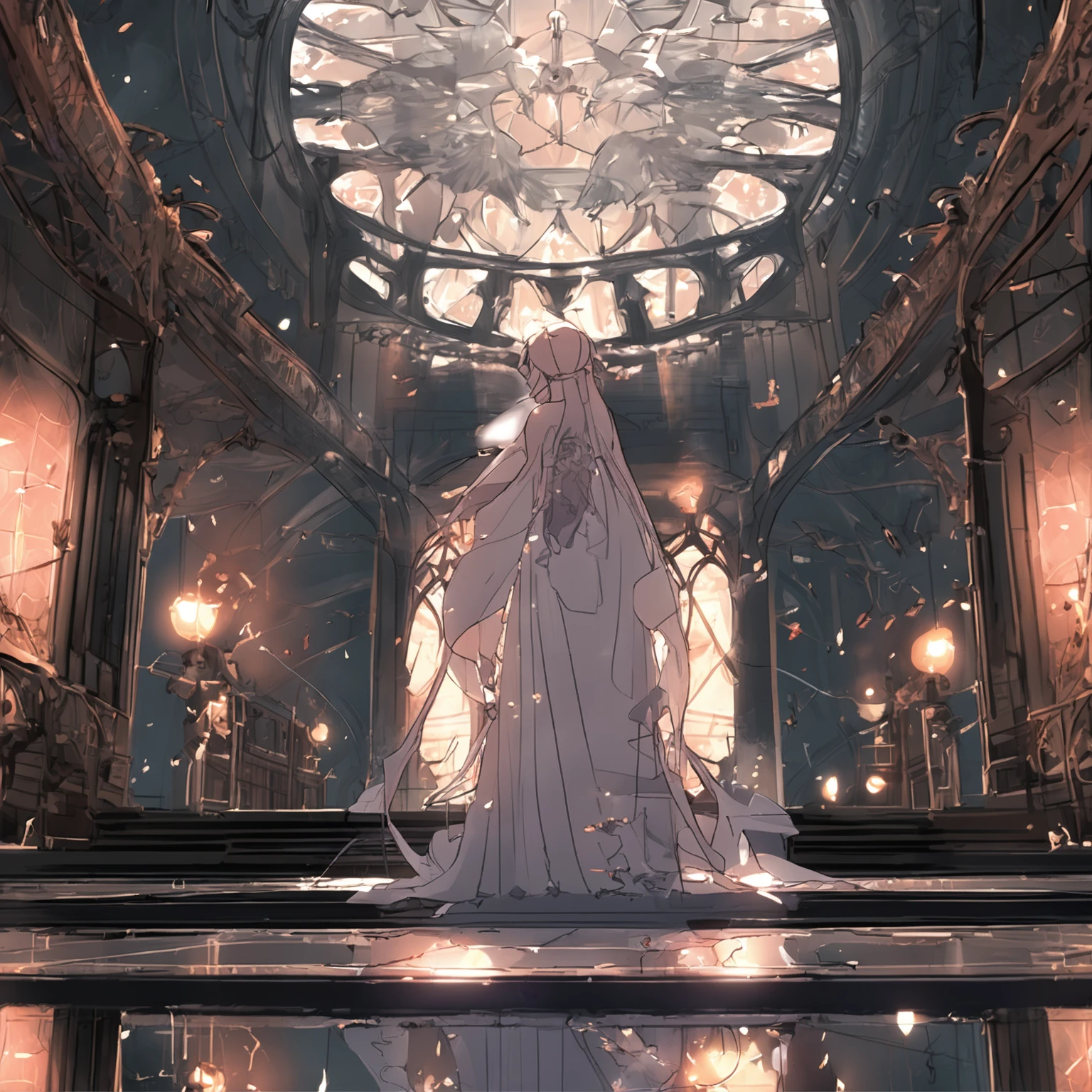 anime big breast, sludgy,Human artistic beauty,shadowing, Heteropupil,Tulle dress,Long legs elegant,Smooth skin,long eyelasher