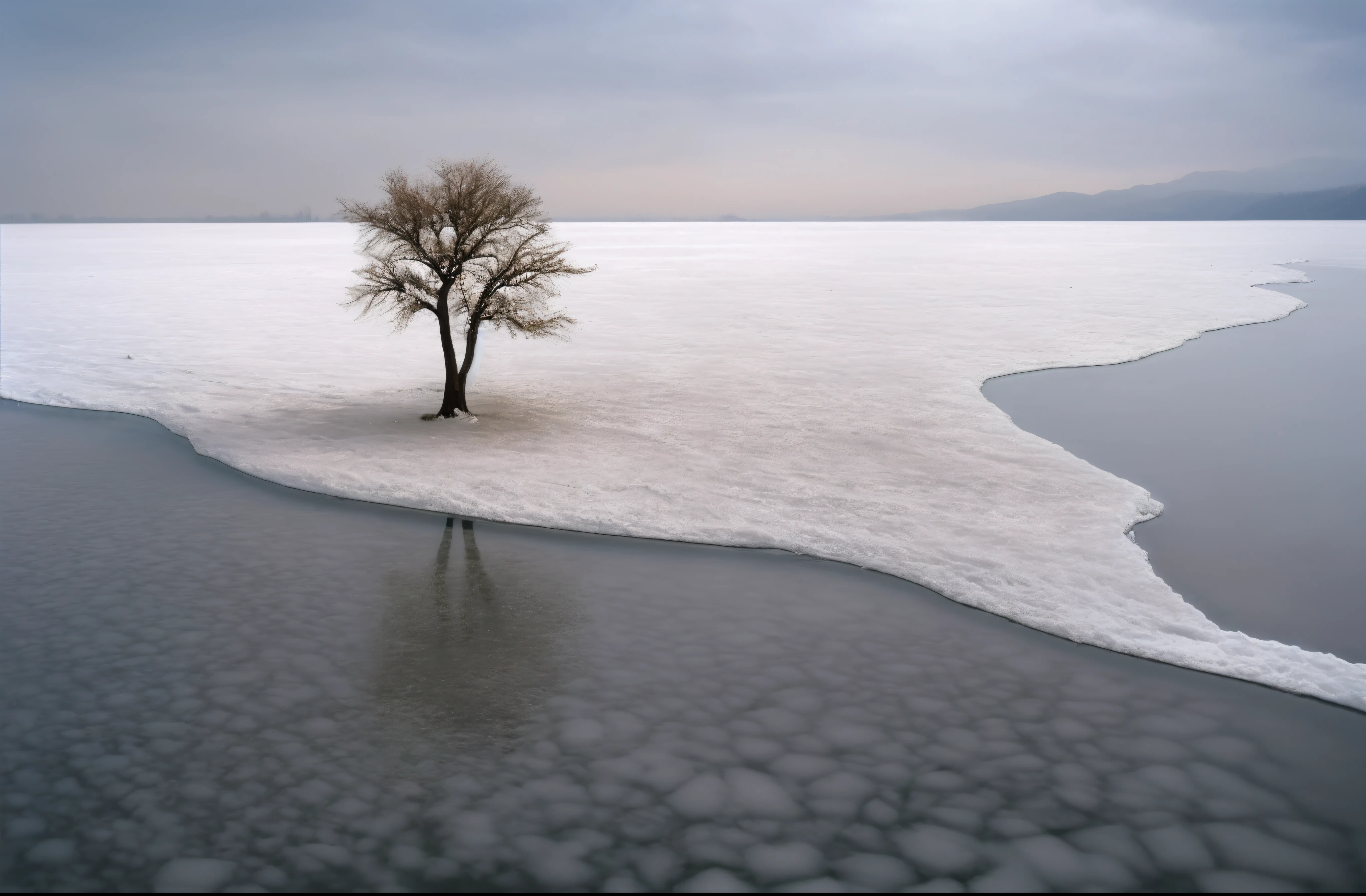 Ice and snow，Cold。