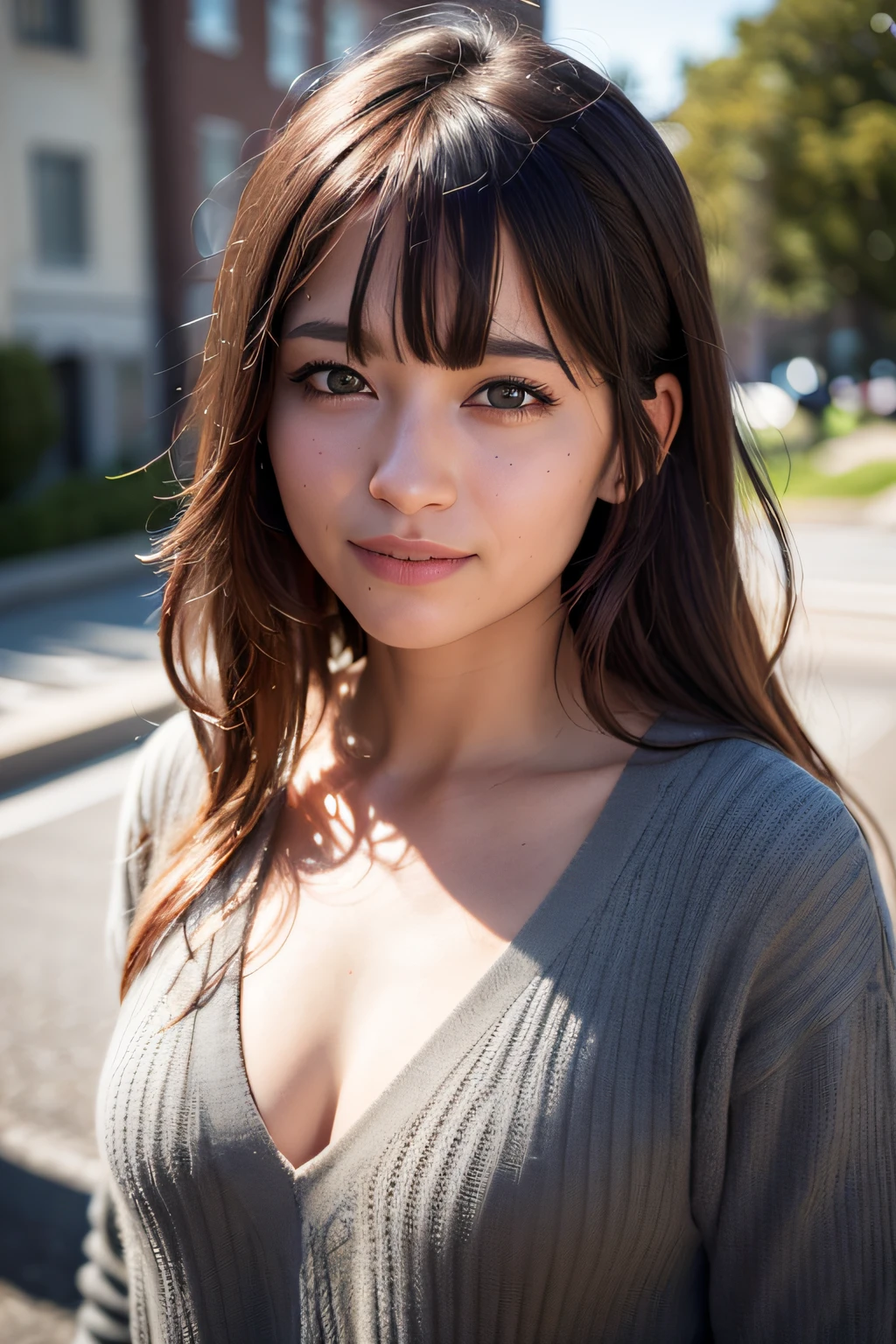 (realistic, photo-realistic:1.37),(8k, RAW photo, best quality, masterpiece:1.2), cute, ultra-detailed,heart-shaped pupils,physically-based rendering, ultra high res, looking at viewer,photorealistic,realistic, solo, photorealistic, best quality,extremely detailed face,extremely detailed eyes and face, beautiful detailed eyes,absurdres, incredibly absurdres,haunting smile,childish looks,Messy hair, floating hair,pureerosface_v1:0.2, face close-up