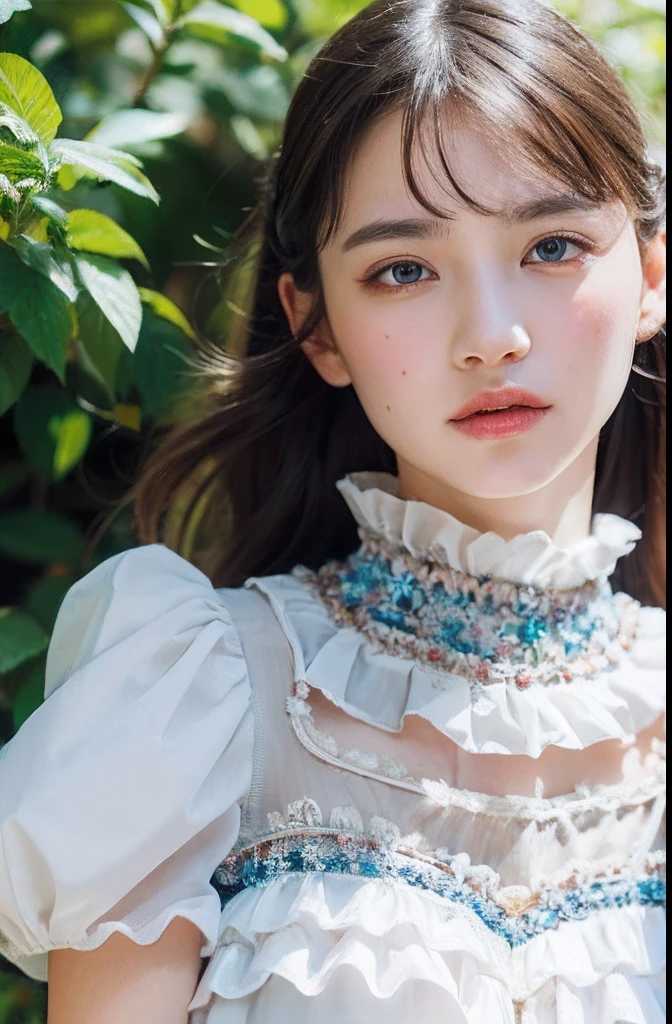 (masterpiece),(best quality:1.0), (ultra highres:1.0), detailed illustration, portrait, detailed, girls, detailed frilled clothes, detailed beautiful skin, face focus