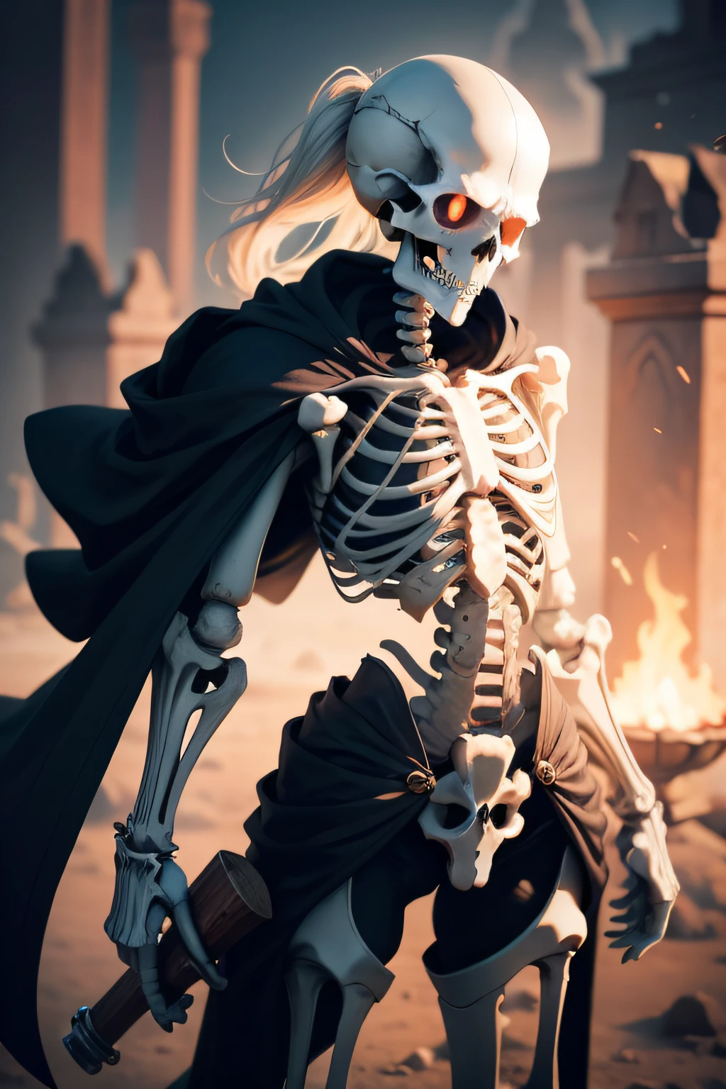 skeleton , items and skill images on slides