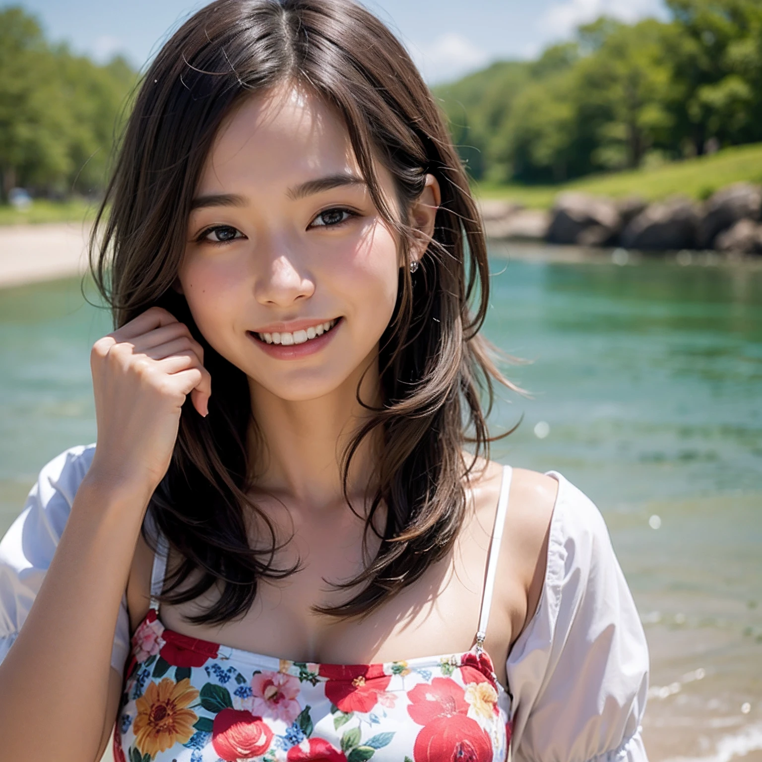 high-level image quality、Smiling Beauty