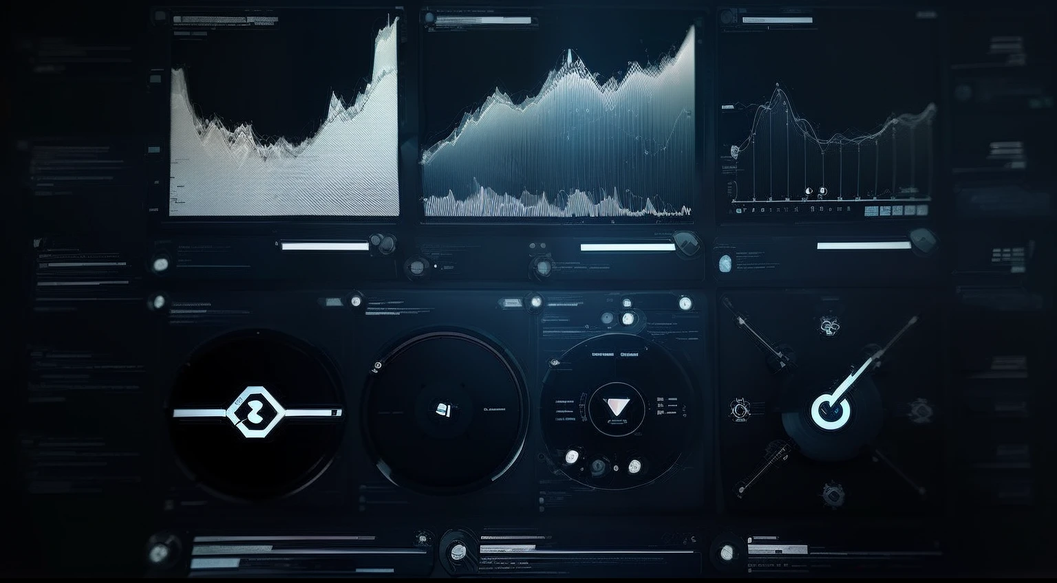 Dark teme Dashboard, data science, statistics analysis, dashboard background, analytics mind, investments financial, graphics front board, frent end. Dark teme.