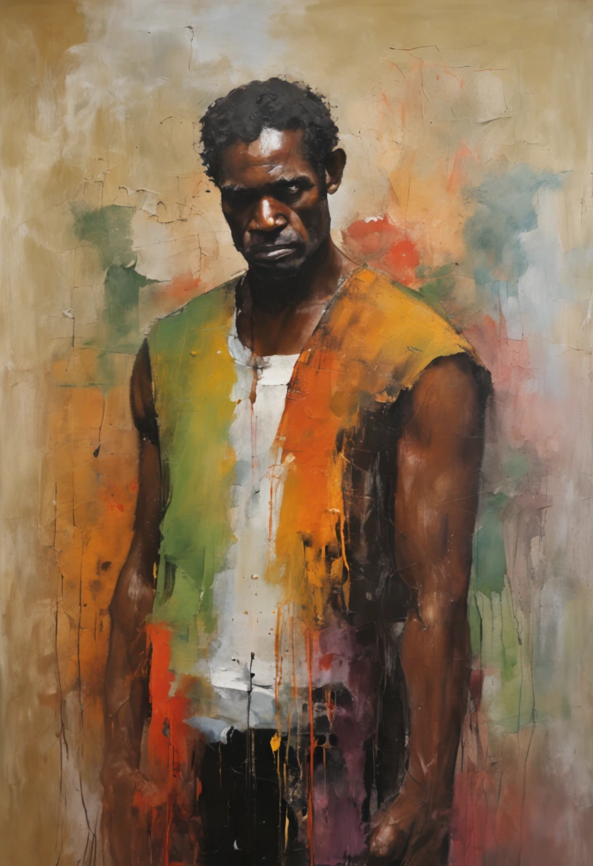 8k imagem realista do homem bonito, 25 anos, cabelos castanhos longos, olhos castanhos, Expression of hatred, vestido com camisa casual preta simples, black bandages wrapped around his arms, Standing in a large rustic underground dungeon
